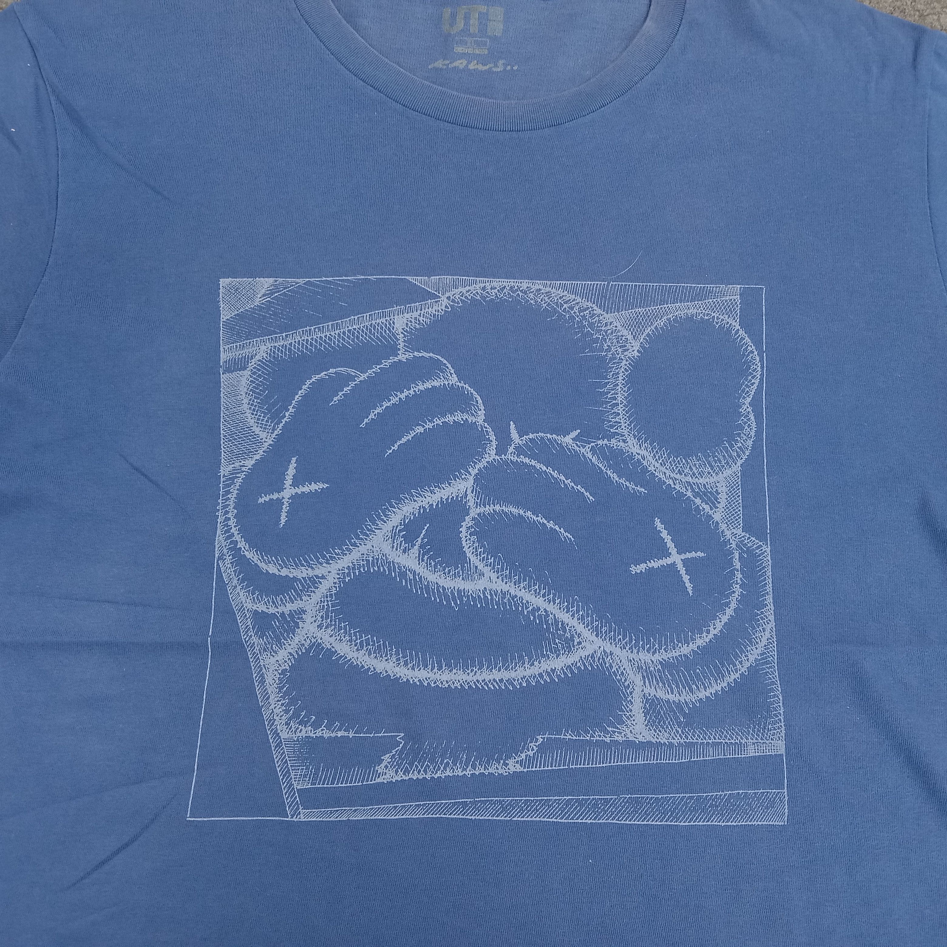 Japanese Brand × Kaws × Uniqlo KAWS X Japanese Band Logo T-Shirt Size US XL / EU 56 / 4 - 3 Thumbnail