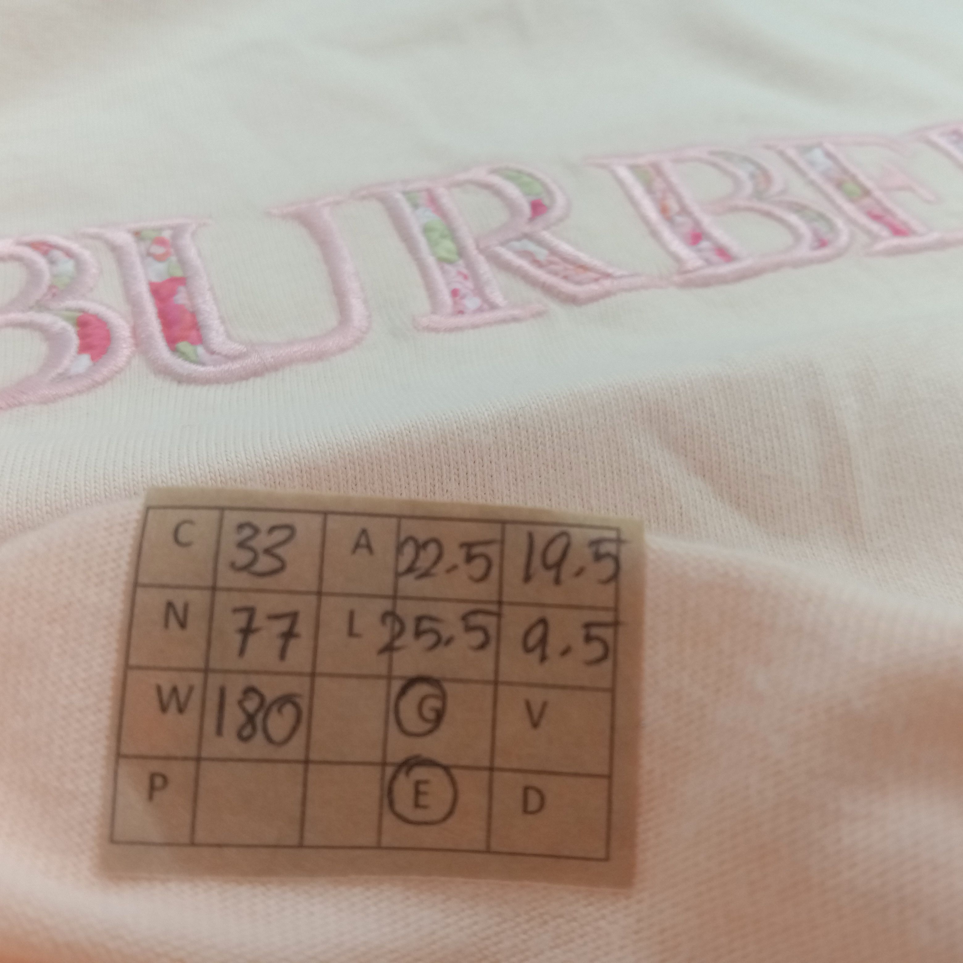 Burberry × Vintage Burberry Embroidery Spell Out Vintage T-Shirt Made England Size US M / EU 48-50 / 2 - 6 Thumbnail