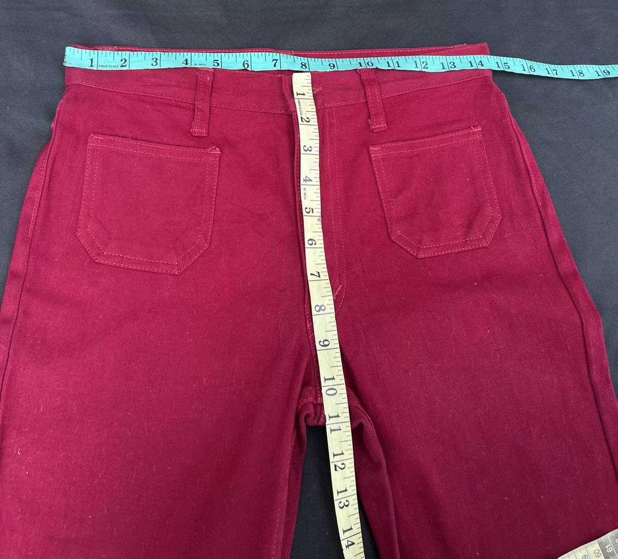 Big John × Vintage VTG 80s Big John Japan Release Hem Cropped Super Flare Jeans Size US 29 - 3 Thumbnail