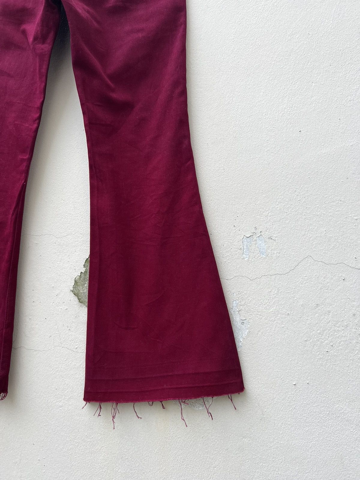 Big John × Vintage VTG 80s Big John Japan Release Hem Cropped Super Flare Jeans Size US 29 - 21 Thumbnail