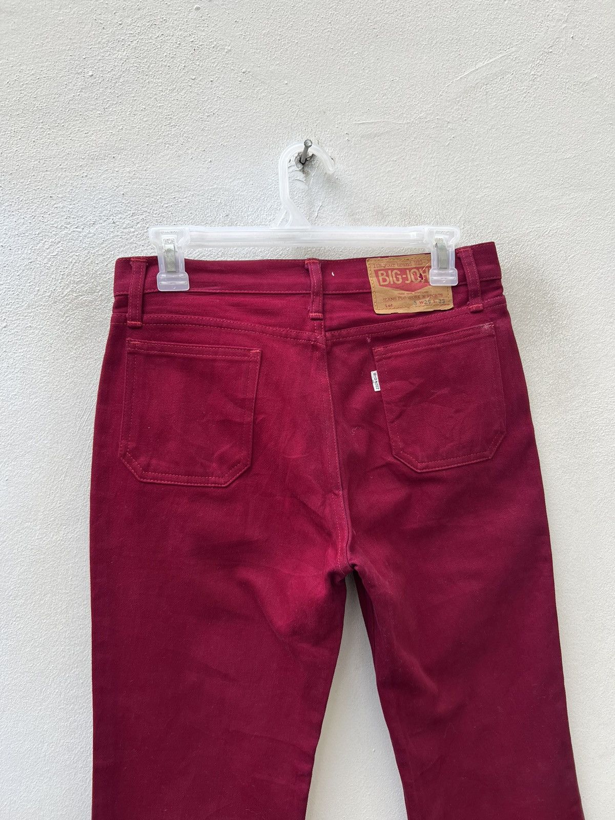 Big John × Vintage VTG 80s Big John Japan Release Hem Cropped Super Flare Jeans Size US 29 - 16 Thumbnail
