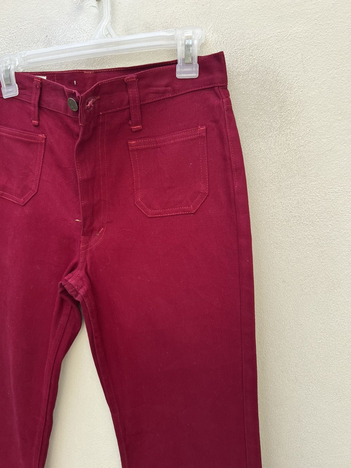 Big John × Vintage VTG 80s Big John Japan Release Hem Cropped Super Flare Jeans Size US 29 - 12 Thumbnail