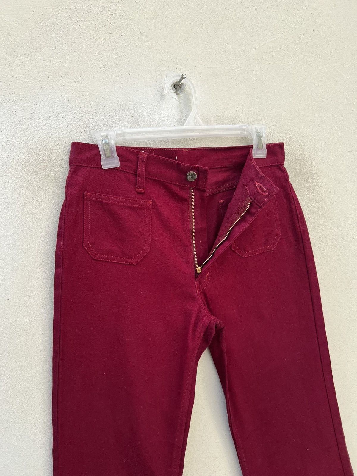 Big John × Vintage VTG 80s Big John Japan Release Hem Cropped Super Flare Jeans Size US 29 - 9 Thumbnail