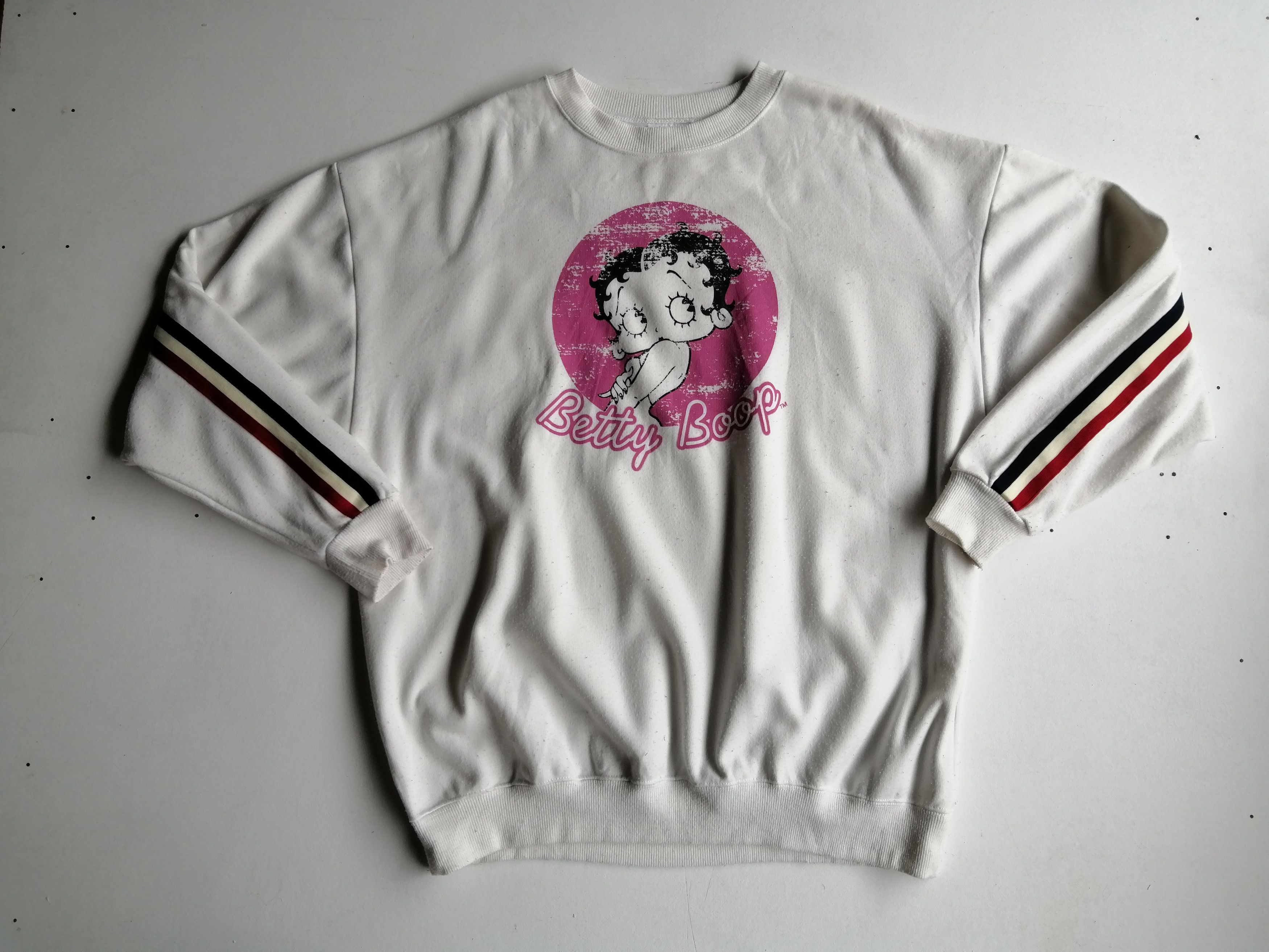 Designer Vintage Denifits x Betty Boop Big Logo Sweatshirt Size US L / EU 52-54 / 3 - 2 Thumbnail