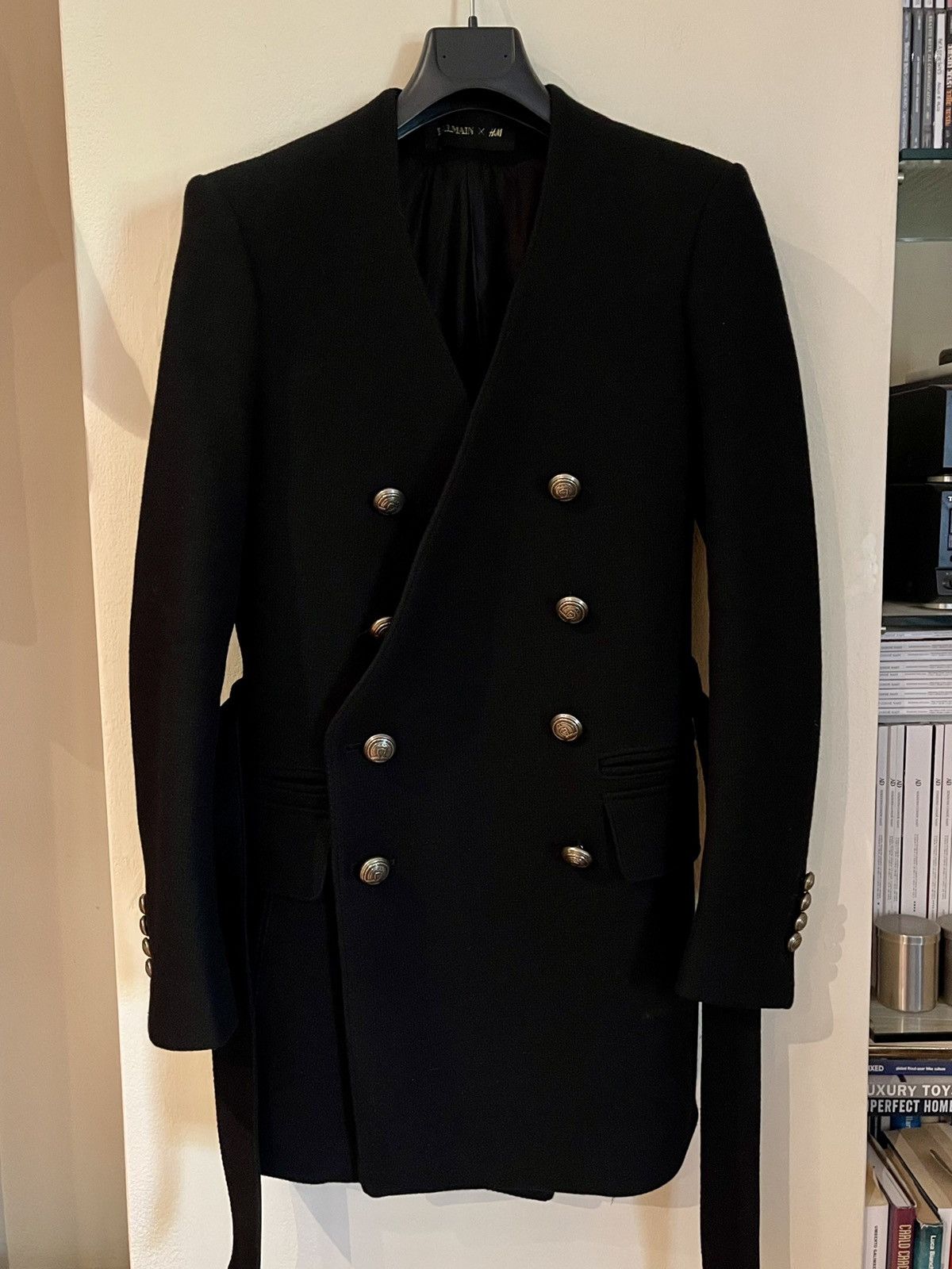 Balmain × H&M Military Coat Size US S / EU 44-46 / 1 - 1 Thumbnail