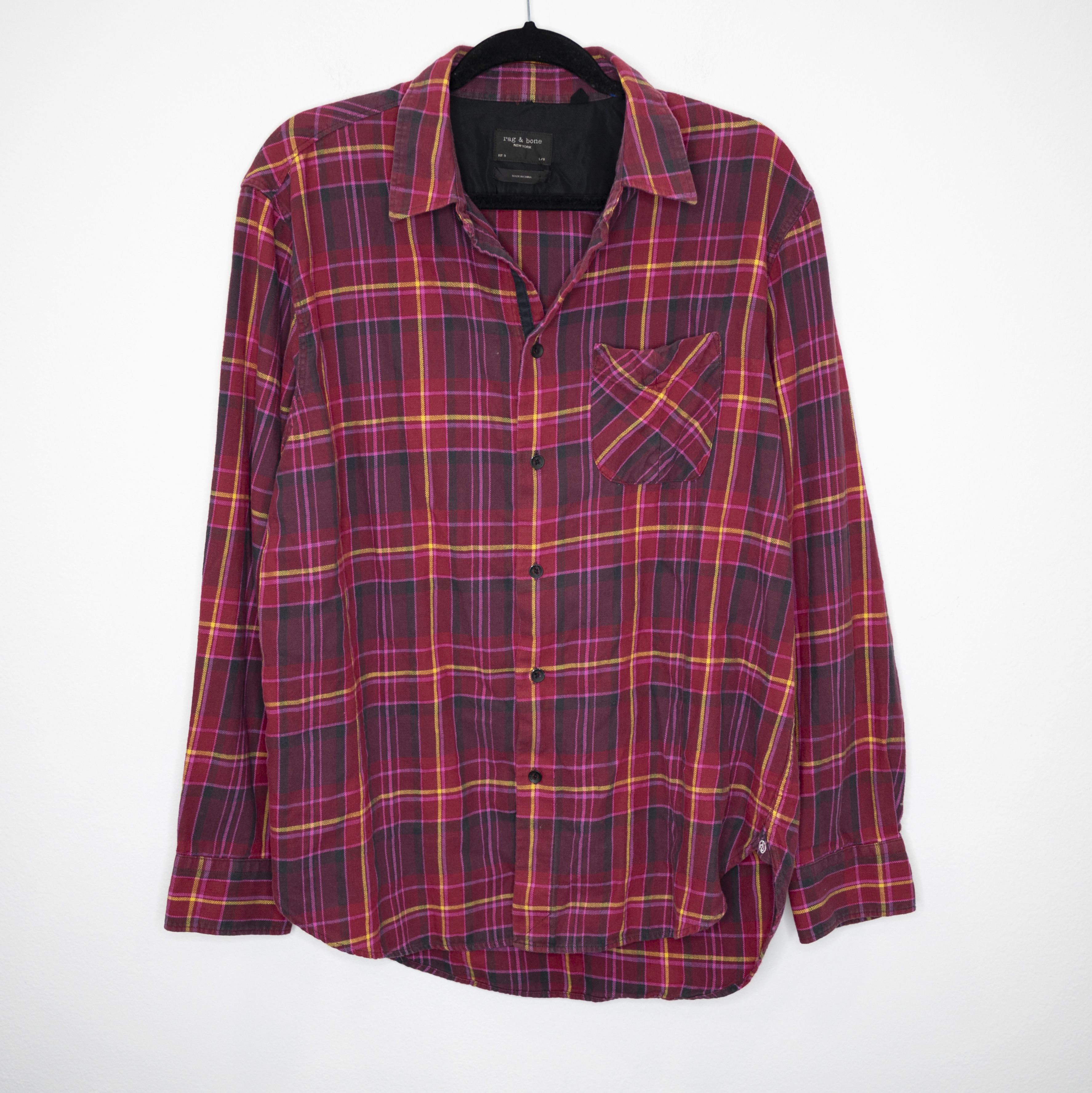Rag & Bone Beach Shirt Fit 3 Flannel Size US XL / EU 56 / 4 - 1 Thumbnail