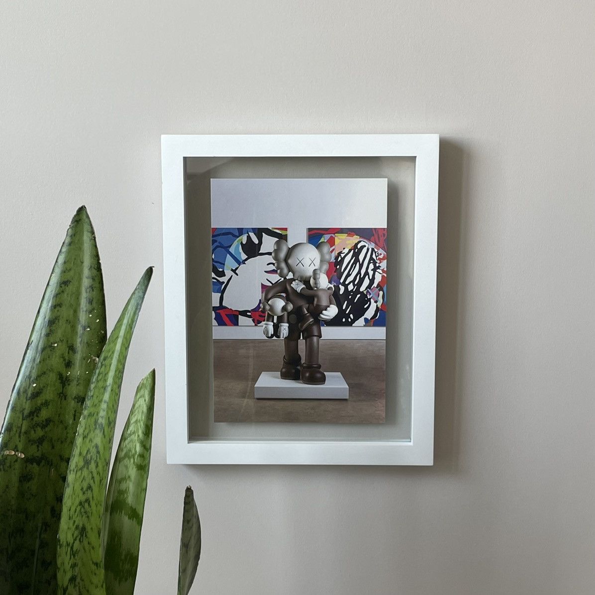image of Kaws Slate Sculpture Poster in White, Men's