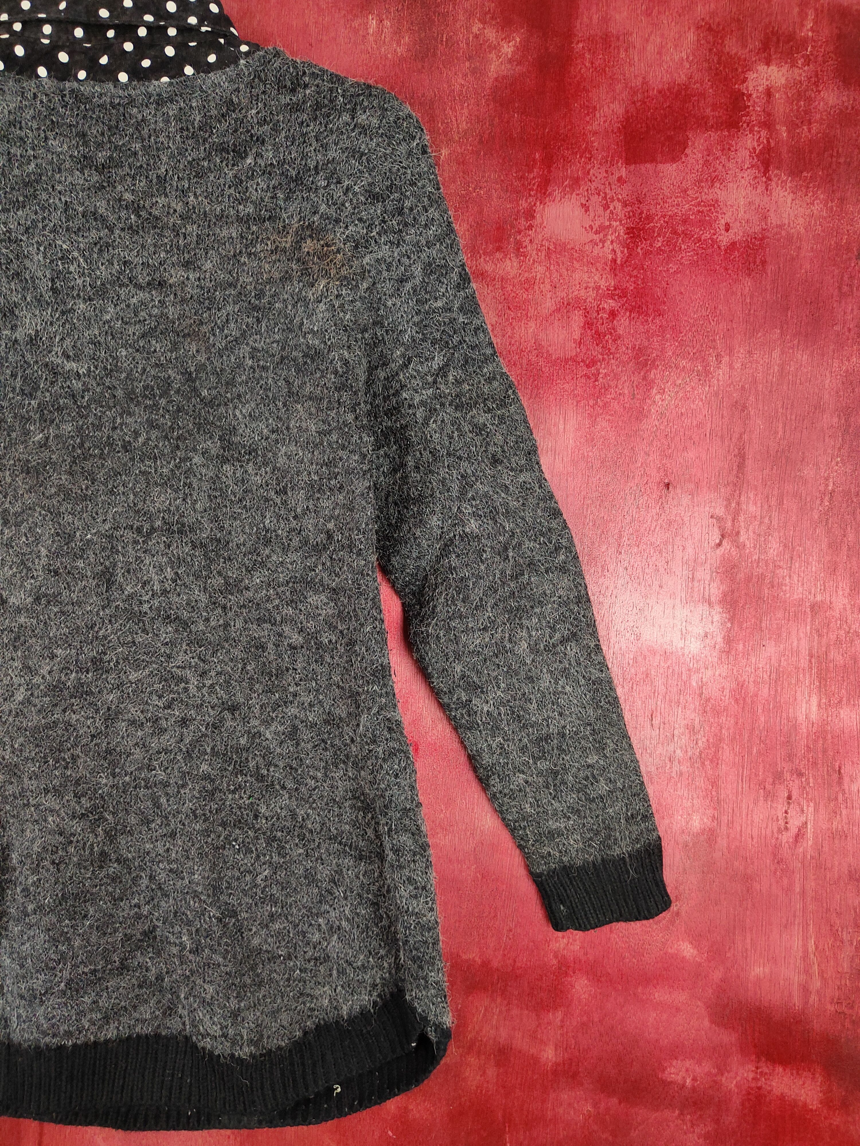 Homespun Knitwear × Japanese Brand K&C japan Black Knitwear blouse #S330 Size S / US 4 / IT 40 - 8 Thumbnail