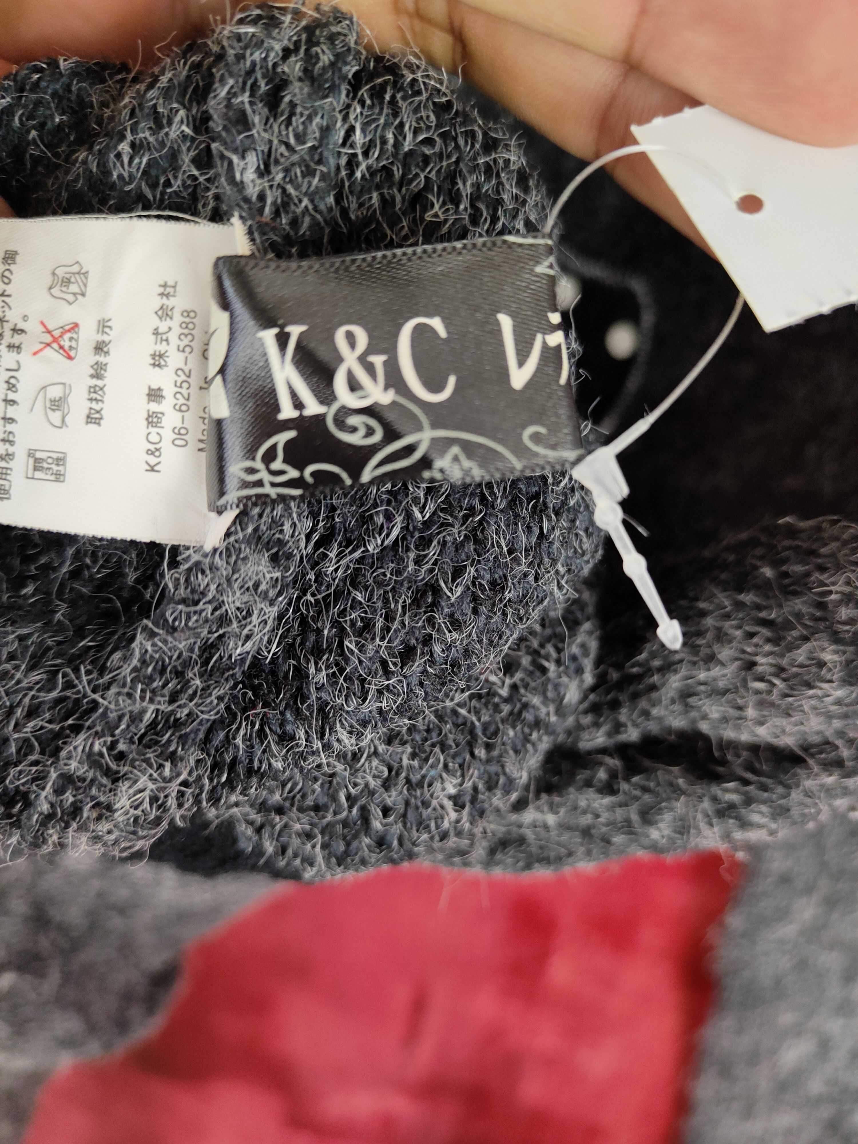 Homespun Knitwear × Japanese Brand K&C japan Black Knitwear blouse #S330 Size S / US 4 / IT 40 - 10 Thumbnail