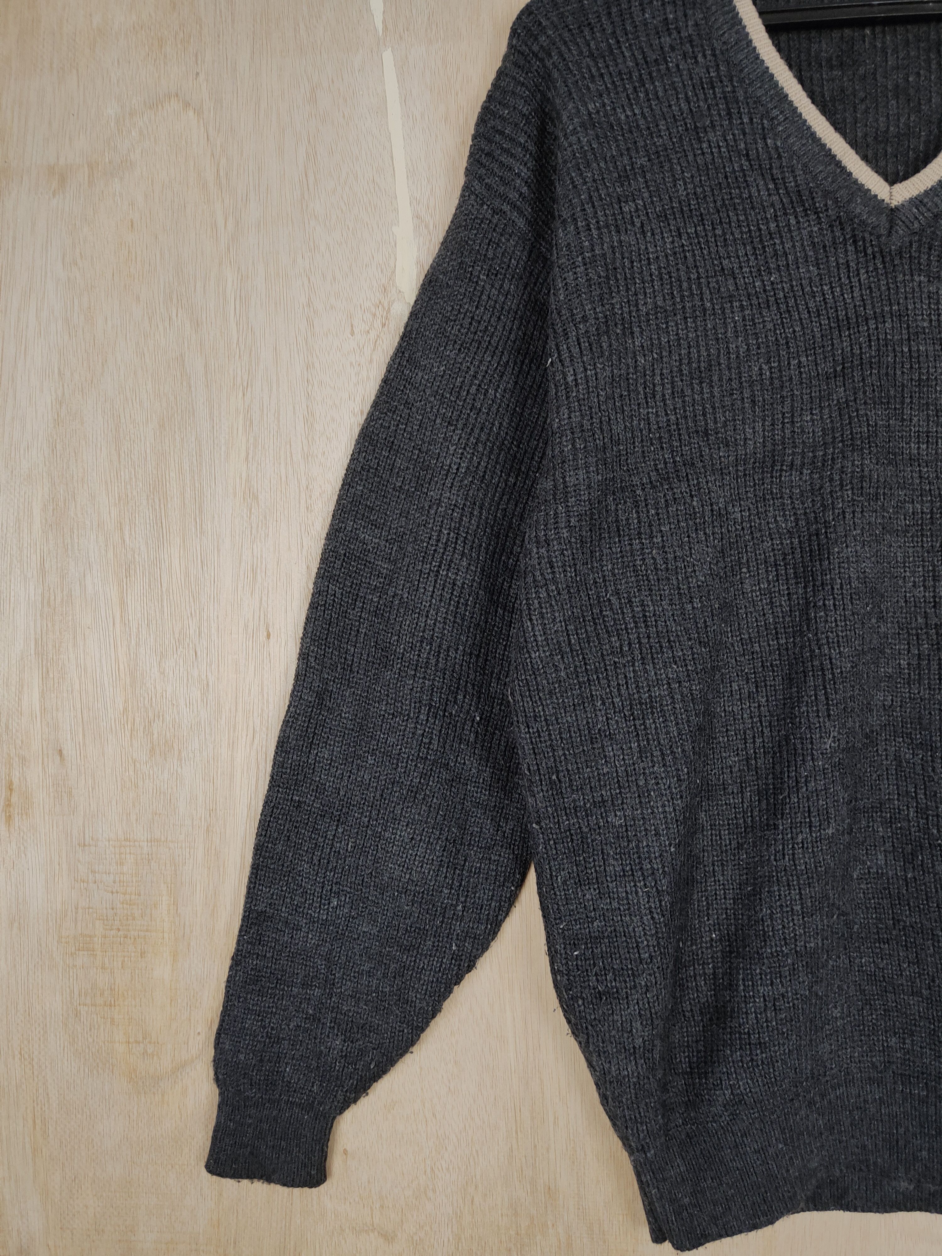 Homespun Knitwear × Japanese Brand Sgt' Peppers japan Black Knitwear #S315 Size US L / EU 52-54 / 3 - 3 Thumbnail