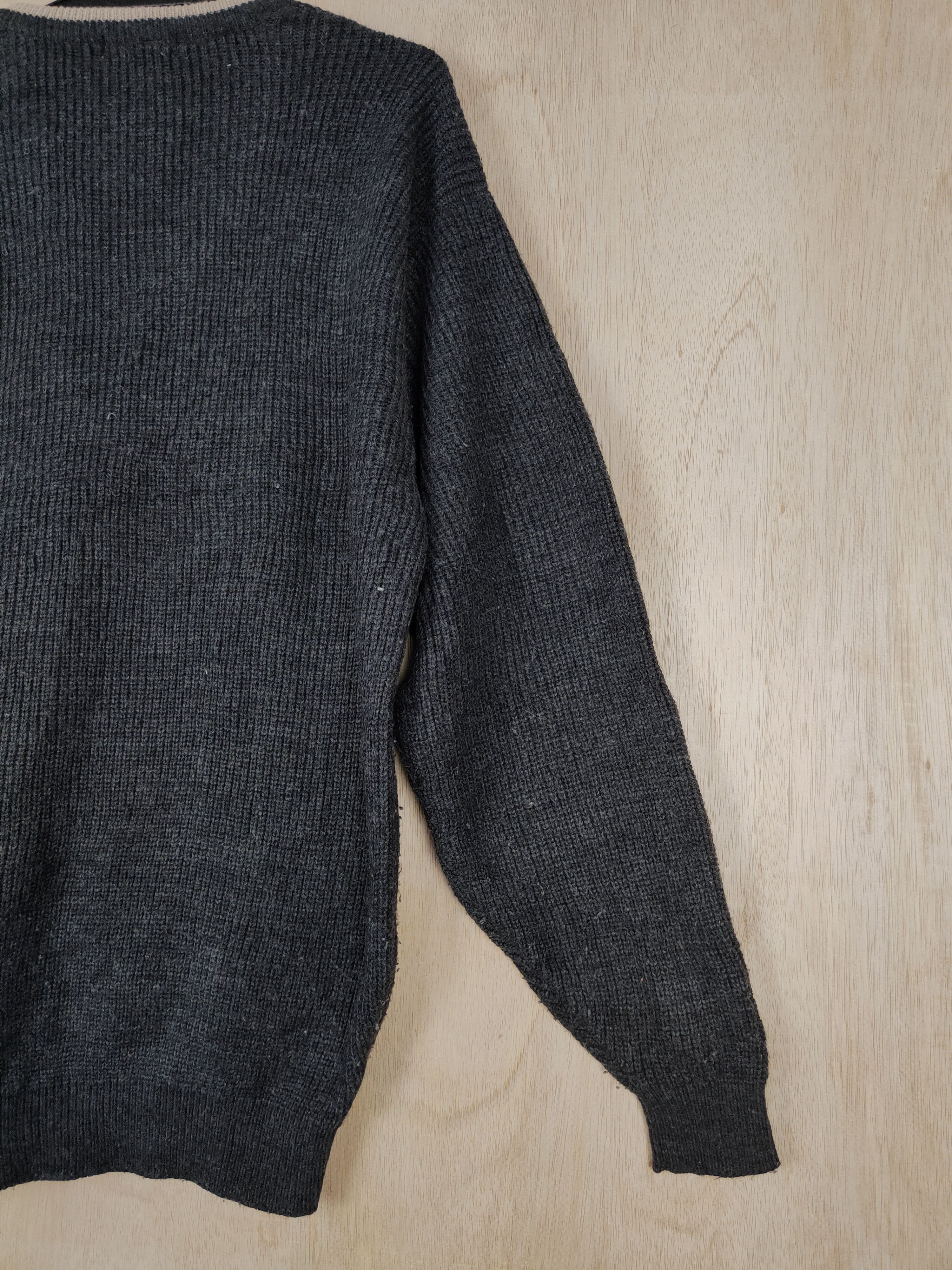 Homespun Knitwear × Japanese Brand Sgt' Peppers japan Black Knitwear #S315 Size US L / EU 52-54 / 3 - 7 Thumbnail