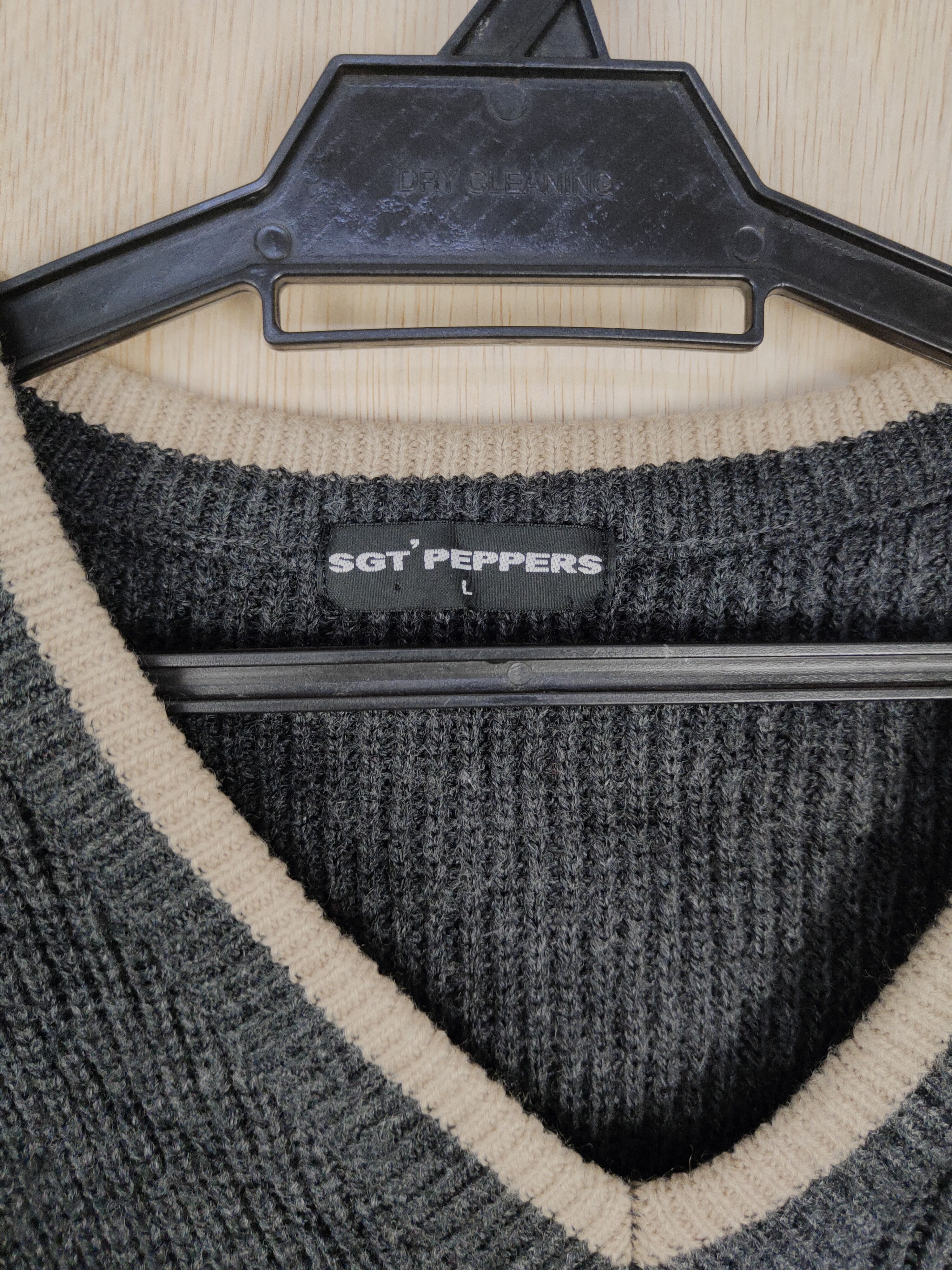 Homespun Knitwear × Japanese Brand Sgt' Peppers japan Black Knitwear #S315 Size US L / EU 52-54 / 3 - 9 Thumbnail
