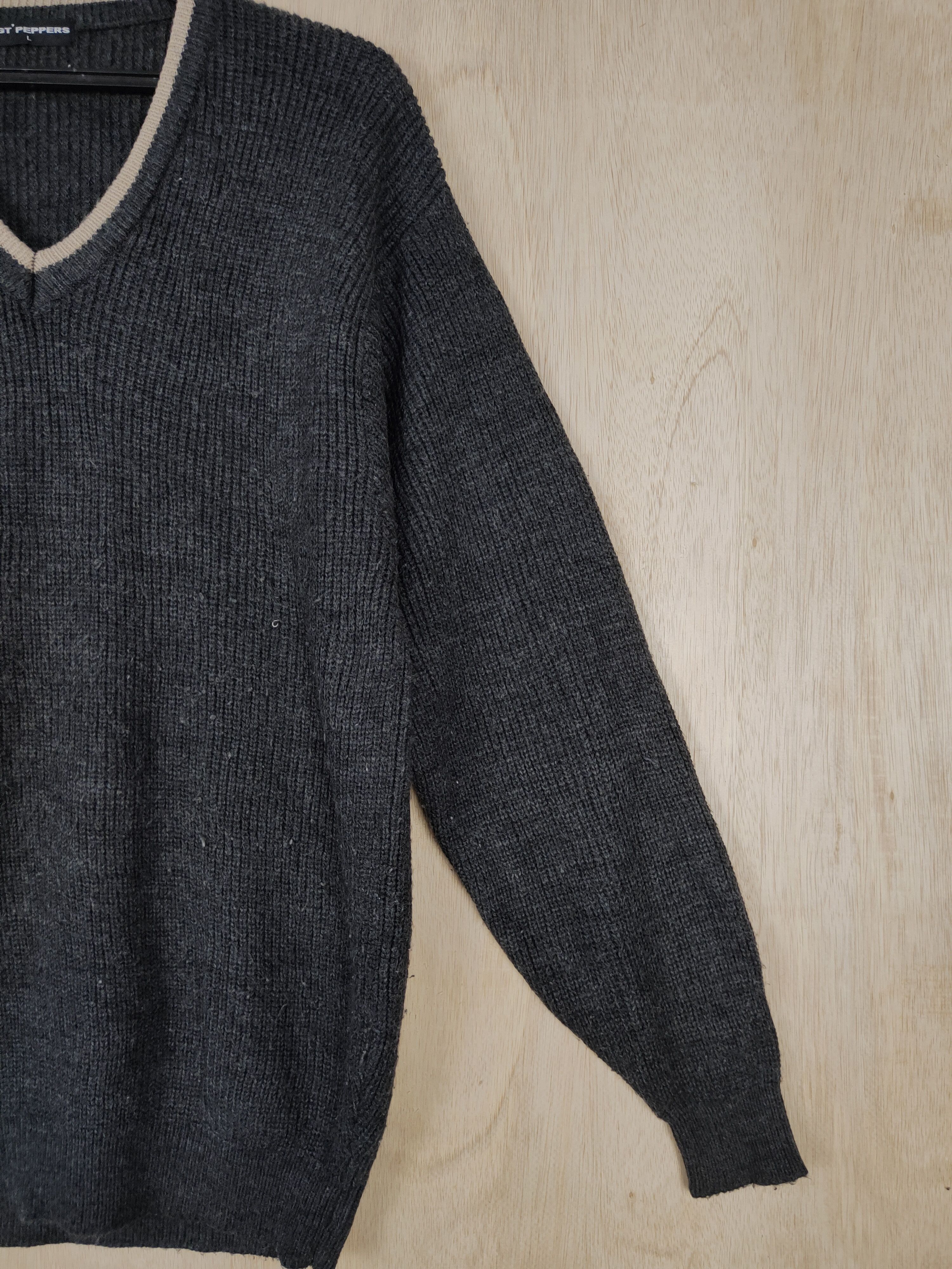 Homespun Knitwear × Japanese Brand Sgt' Peppers japan Black Knitwear #S315 Size US L / EU 52-54 / 3 - 4 Thumbnail