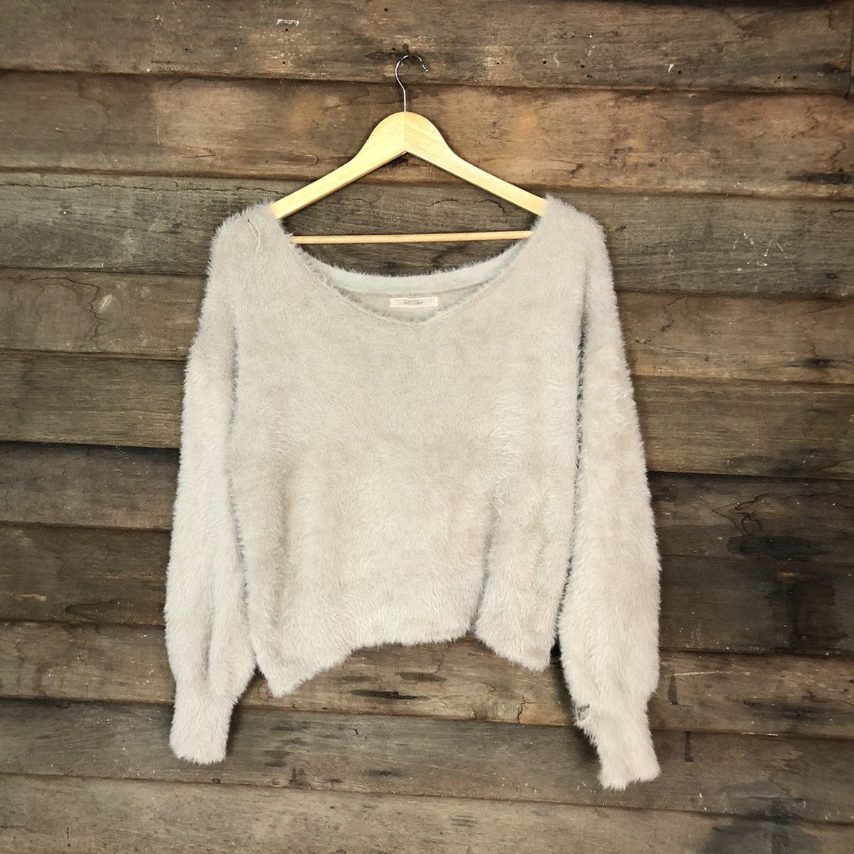 Homespun Knitwear × Japanese Brand × Vintage Nice Claup distressed Shag Shaggy Fur Mohair Knitwear #7015 Size S / US 4 / IT 40 - 1 Thumbnail
