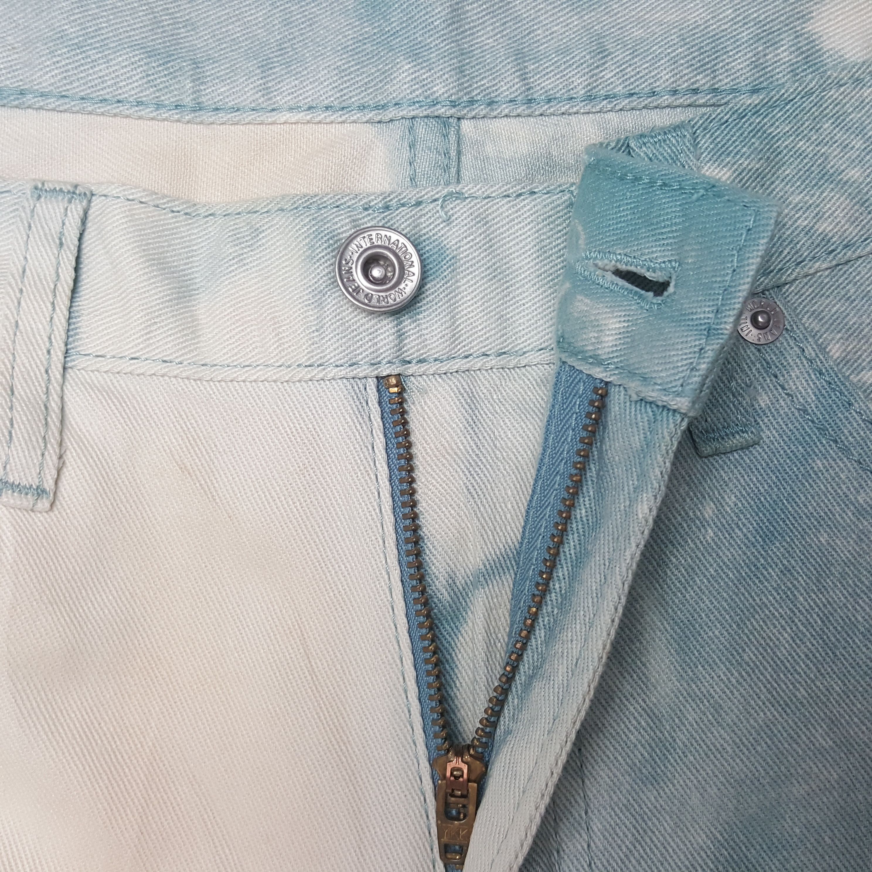 Japanese Brand × Vintage Vintage World Jean Tie Dye Denim Jeans Size US 31 - 12 Thumbnail