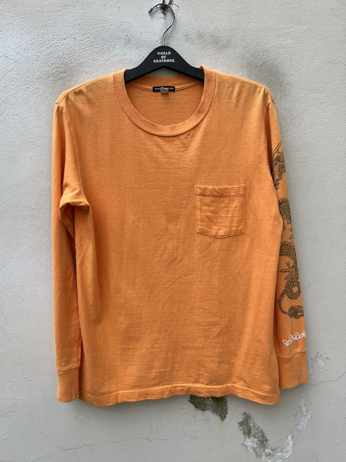 Vintage Vintage 90s Ozone Rocks Organic Cotton Dragons 🐉 t shirt Size US L / EU 52-54 / 3 - 6 Thumbnail