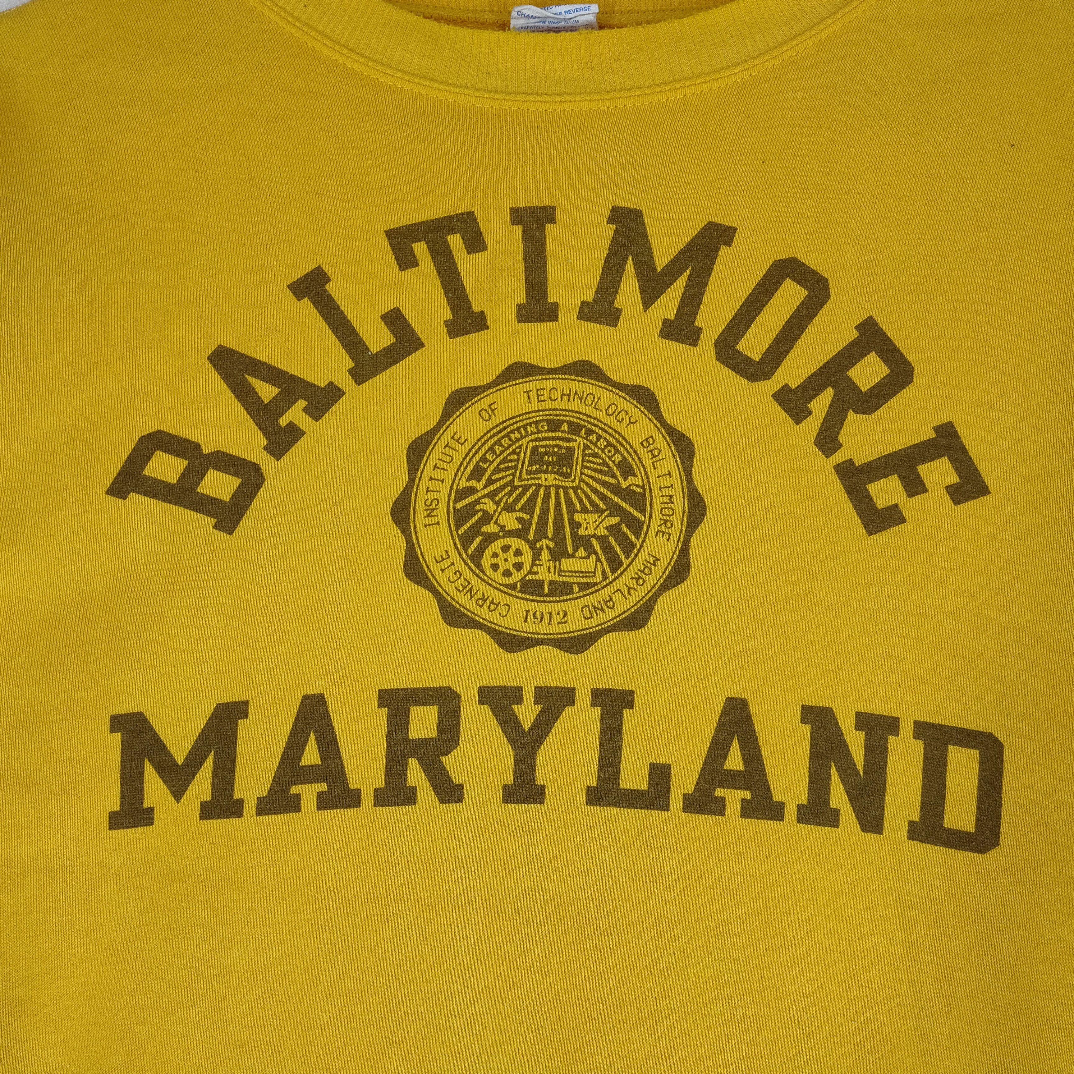 Champion Vintage CHAMPION BALTIMORE MARYLAND Big Logo Sweatshirt Size US M / EU 48-50 / 2 - 2 Thumbnail