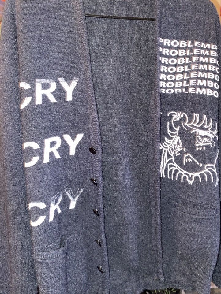 Custom Problem6oy “Ready to die” cardigan | Grailed