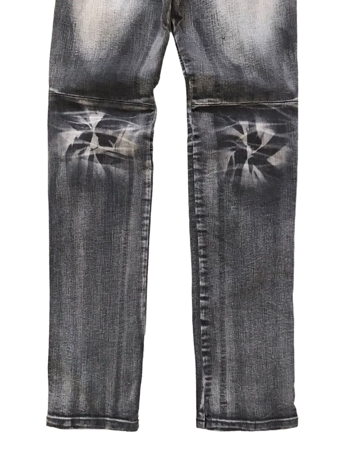 Japanese Brand Japanese BG BIRDGIR Leather Bikers Slim Denim Jeans Size US 30 / EU 46 - 7 Thumbnail