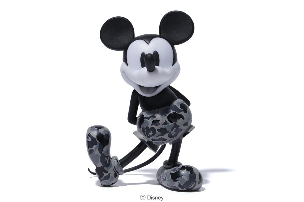 image of Vcd Bape Mickey Mouse Medicom Monotone in Black, Men's