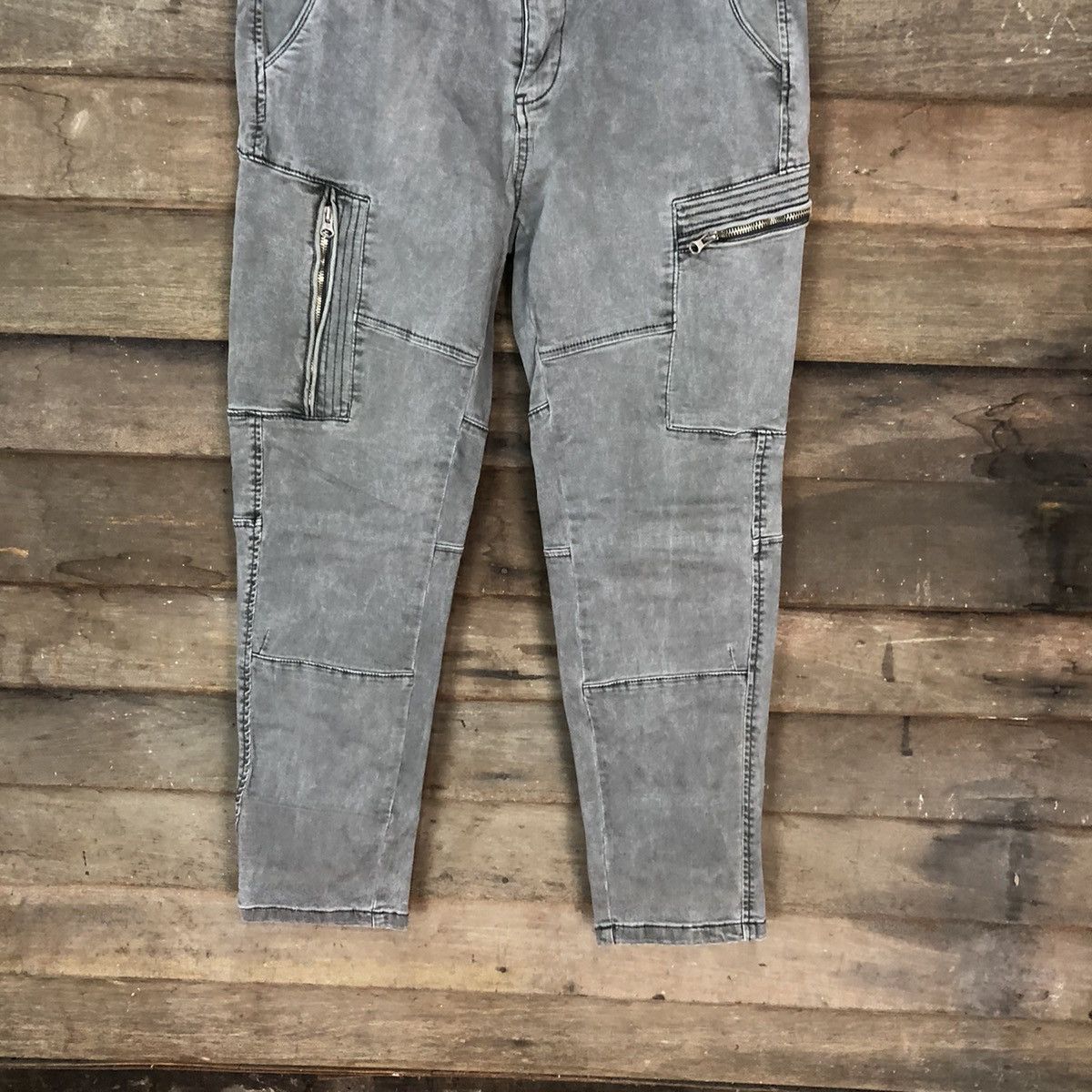 Faded Glory DMOK Grey faded tactical utility Cargo Pants #3349 Size US 34 / EU 50 - 3 Thumbnail