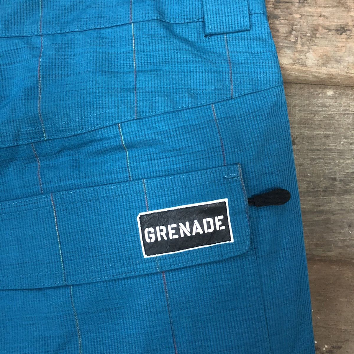 Grenade Grenade Blue sportwear winter ski Cargo Pants #2843 Size US 37 - 16 Thumbnail