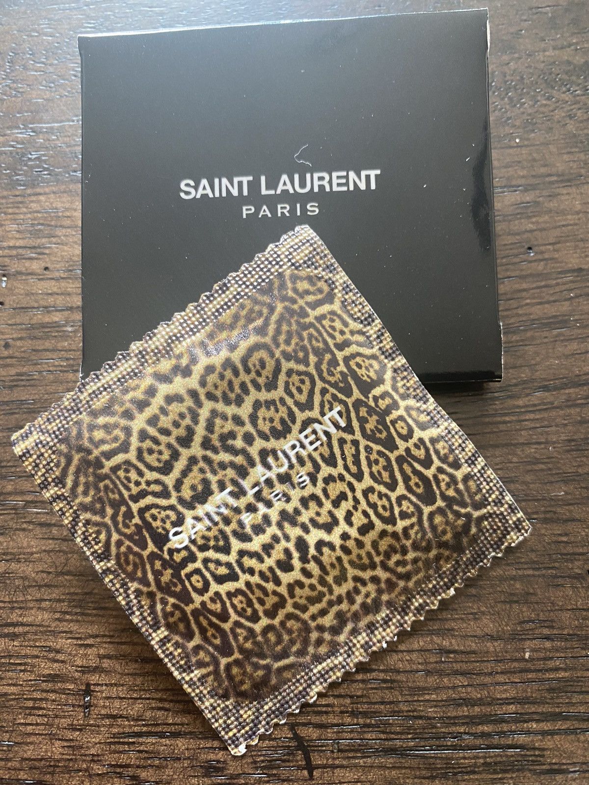 Saint Laurent Paris Saint Laurent Leopard Condom | Grailed
