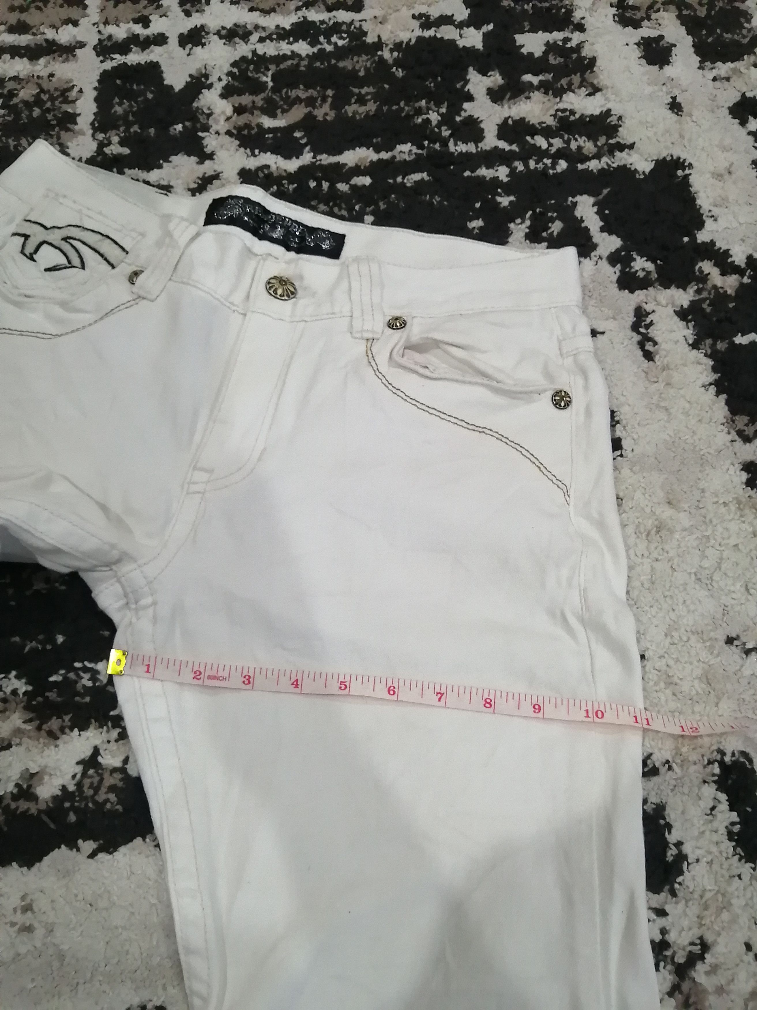 Japanese Brand Vintage Red Pepper Skulls Jeans - Size 30 Size US 30 / EU 46 - 21 Thumbnail