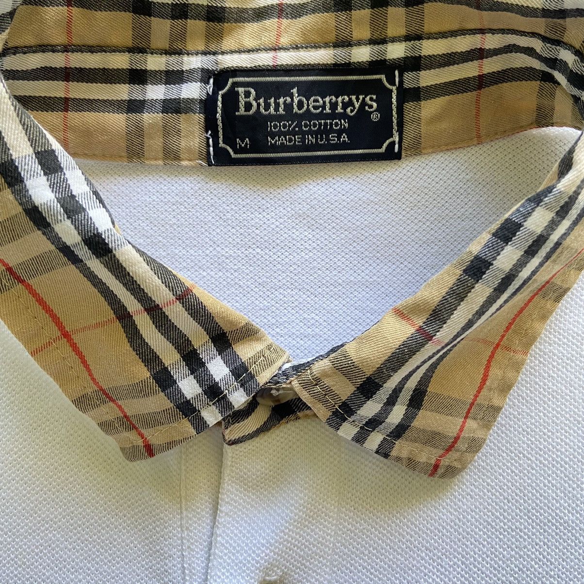 Burberry Vintage Burberry Nova Check Polo Size US L / EU 52-54 / 3 - 3 Thumbnail