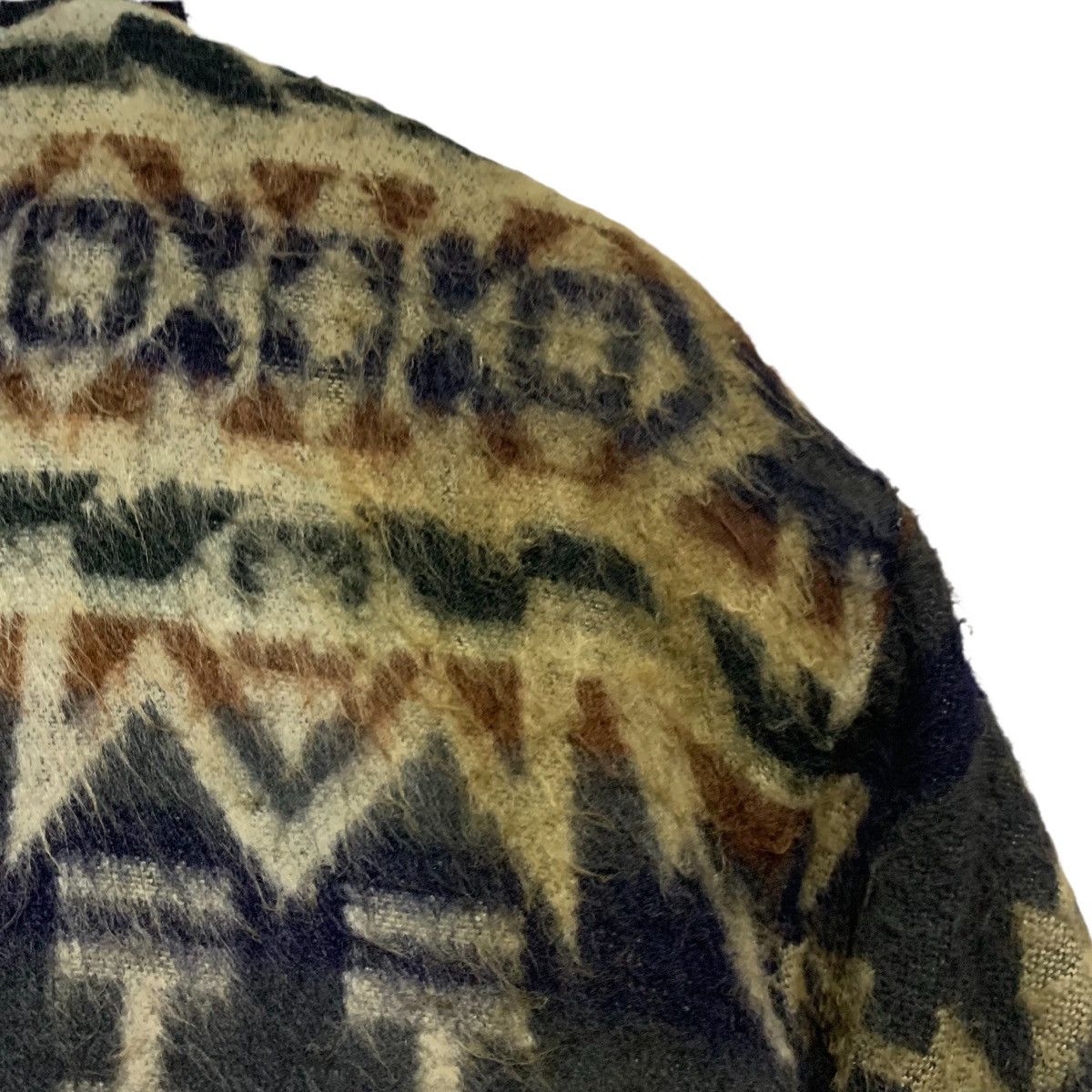Japanese Brand 💥Navajo Native Aztec Wool Button Jacket Size US M / EU 48-50 / 2 - 13 Thumbnail