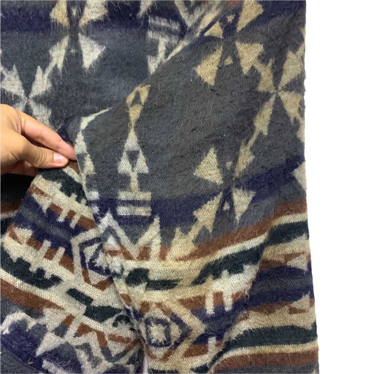 Japanese Brand 💥Navajo Native Aztec Wool Button Jacket Size US M / EU 48-50 / 2 - 12 Thumbnail