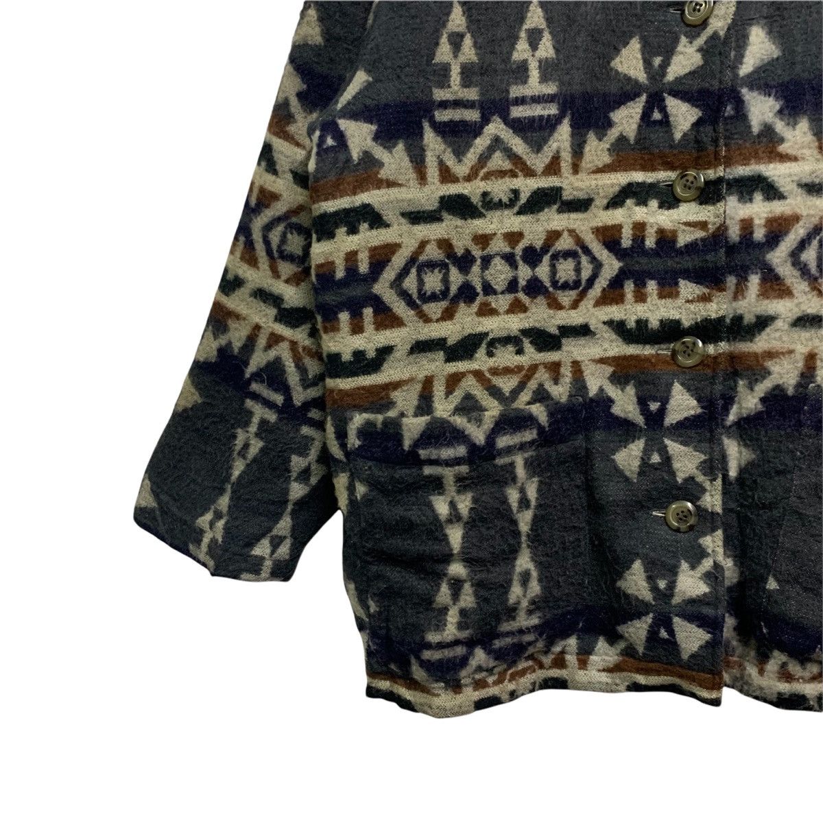 Japanese Brand 💥Navajo Native Aztec Wool Button Jacket Size US M / EU 48-50 / 2 - 4 Thumbnail