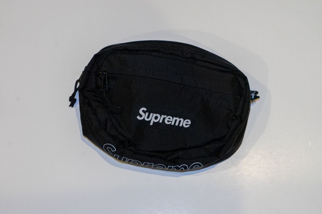 Supreme Black Supreme Fanny Pack Grailed
