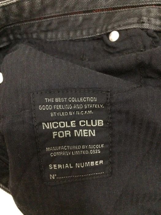 Matsuda Japanese Brand NICOLE CLUB Acid Wash Trousers Denim Pant Size US 30 / EU 46 - 7 Thumbnail