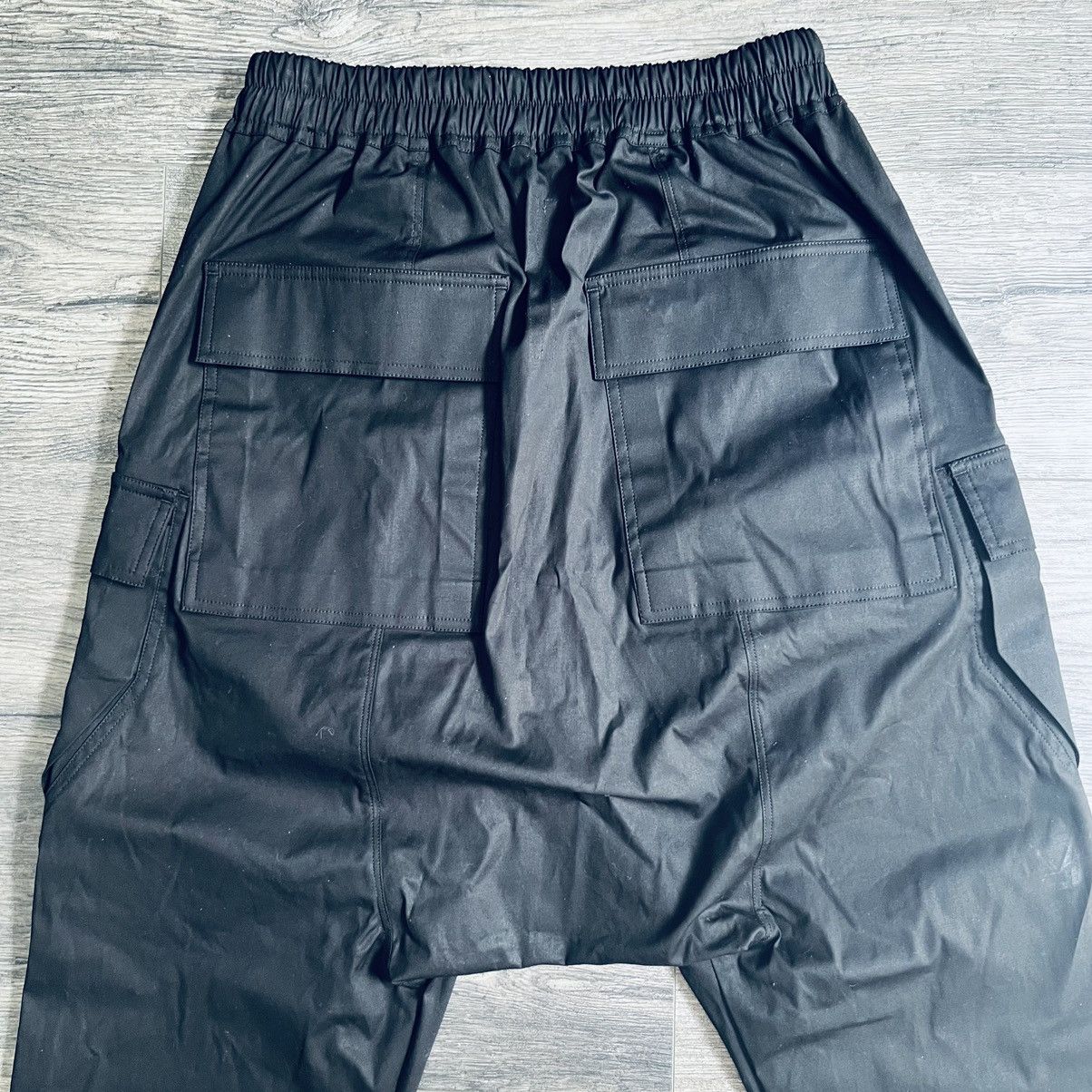 Rick Owens Rick Owens, Fogachine SS2022 Cargo Long, Black, EU 48 Size US 34 / EU 50 - 4 Thumbnail