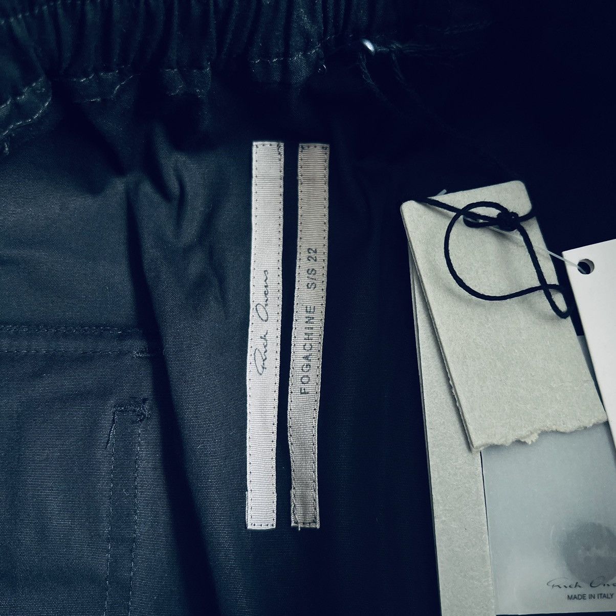 Rick Owens Rick Owens, Fogachine SS2022 Cargo Long, Black, EU 48 Size US 34 / EU 50 - 6 Thumbnail