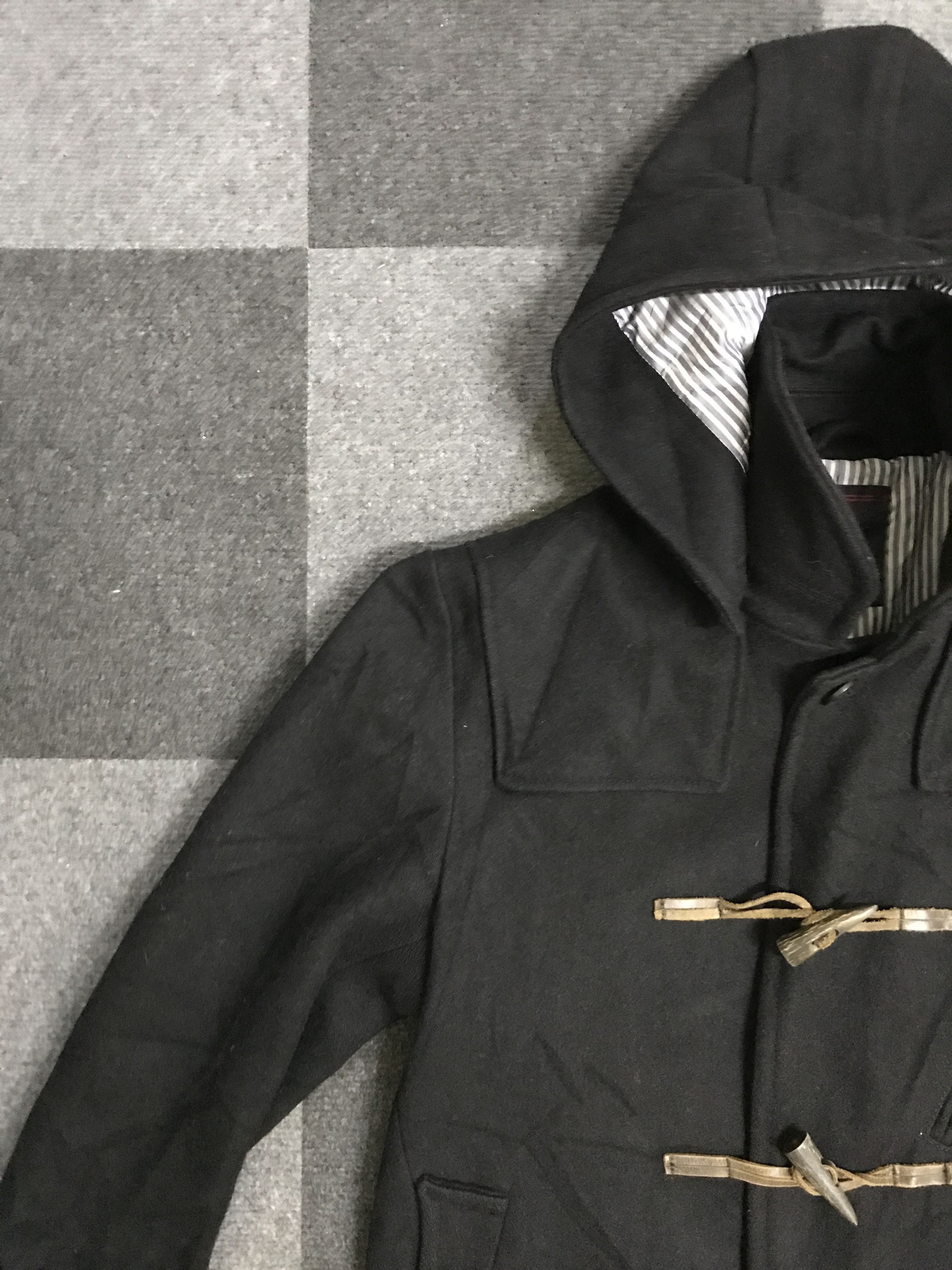 Japanese Brand JW24 CIAO PANIC Japan Wool Hoodie Duffle Coat Size US M / EU 48-50 / 2 - 4 Thumbnail