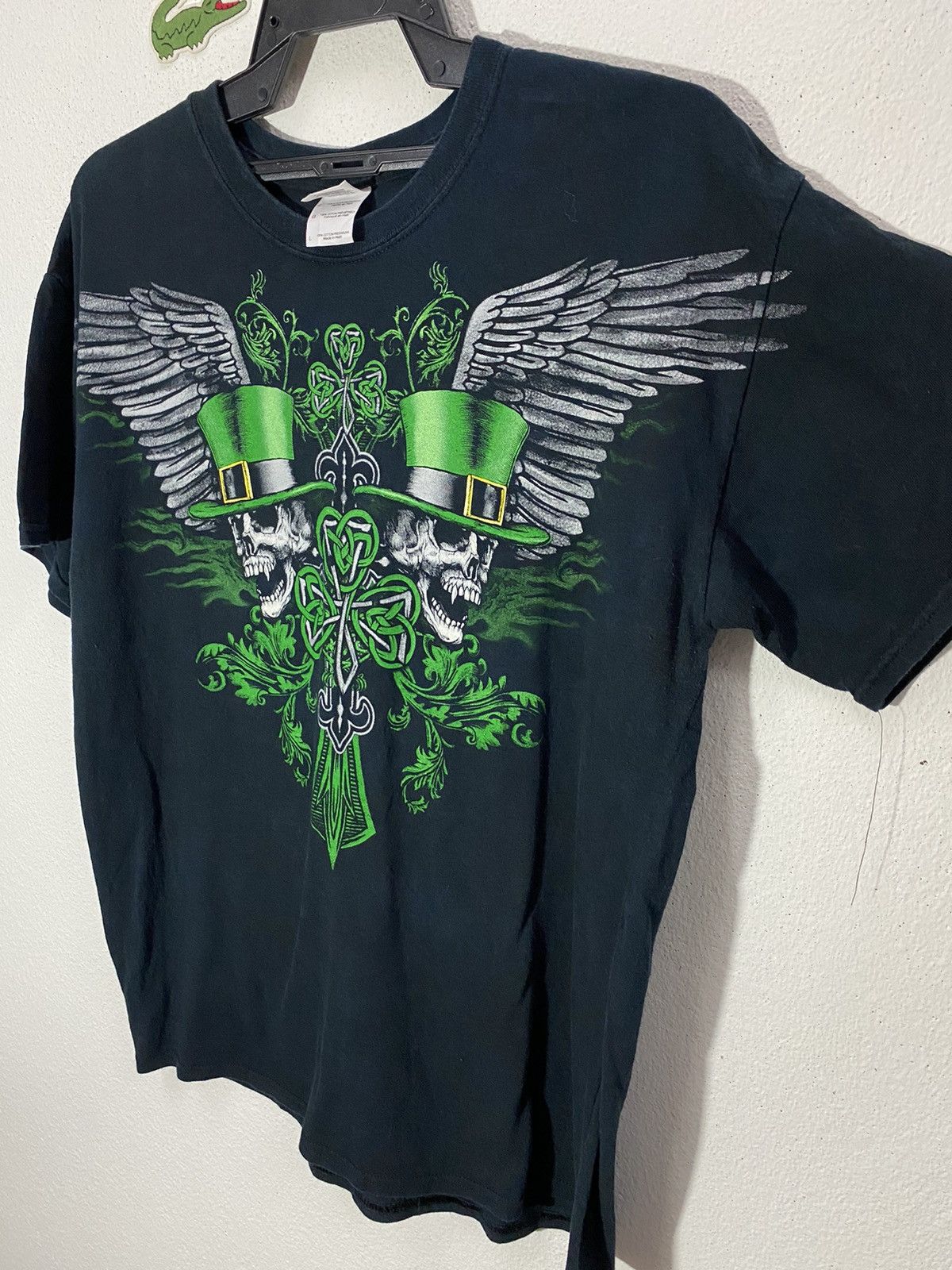 Wings + Horns skull and wings tatoo stylish design Size US L / EU 52-54 / 3 - 7 Thumbnail
