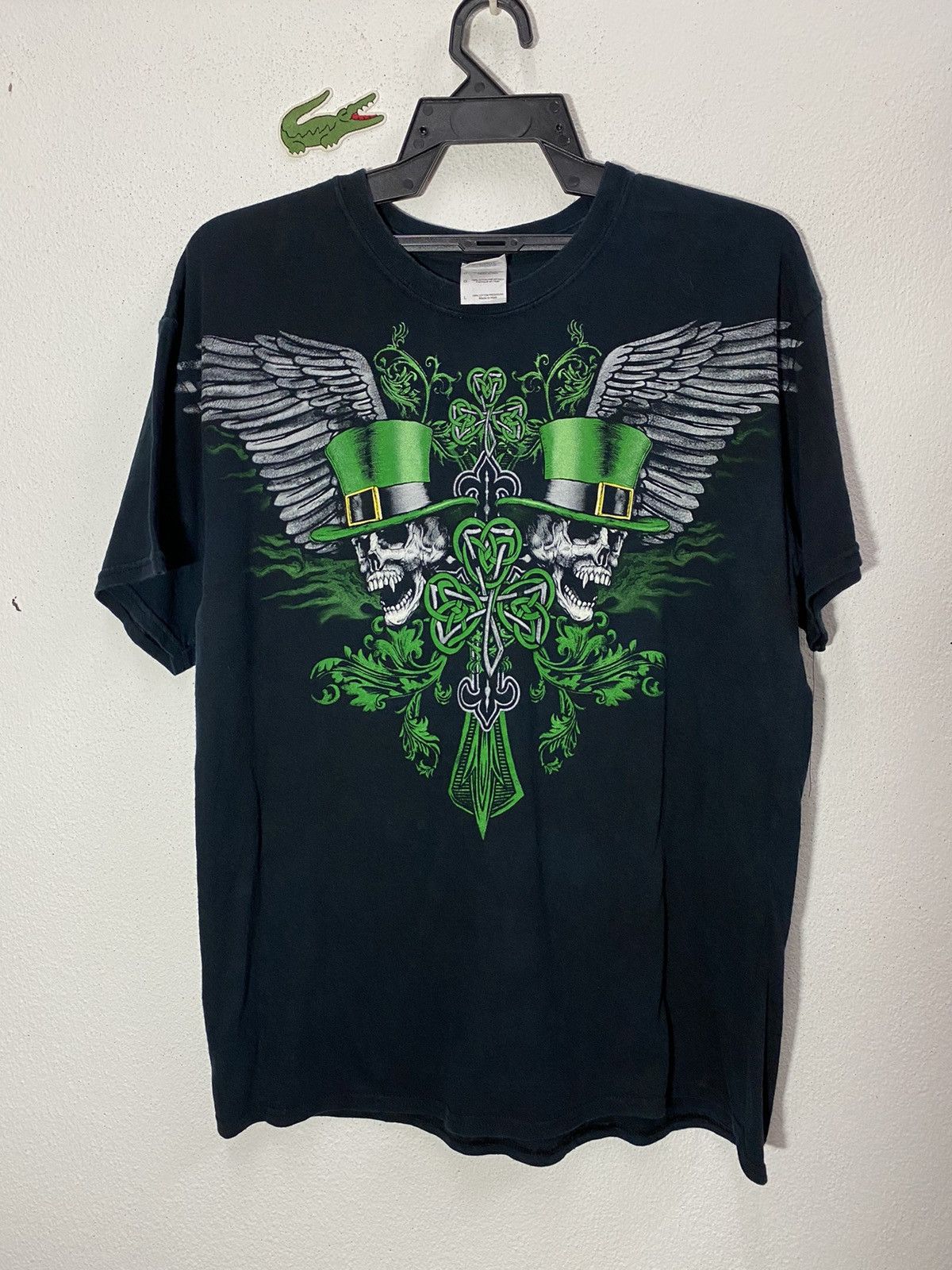 Wings + Horns skull and wings tatoo stylish design Size US L / EU 52-54 / 3 - 6 Thumbnail