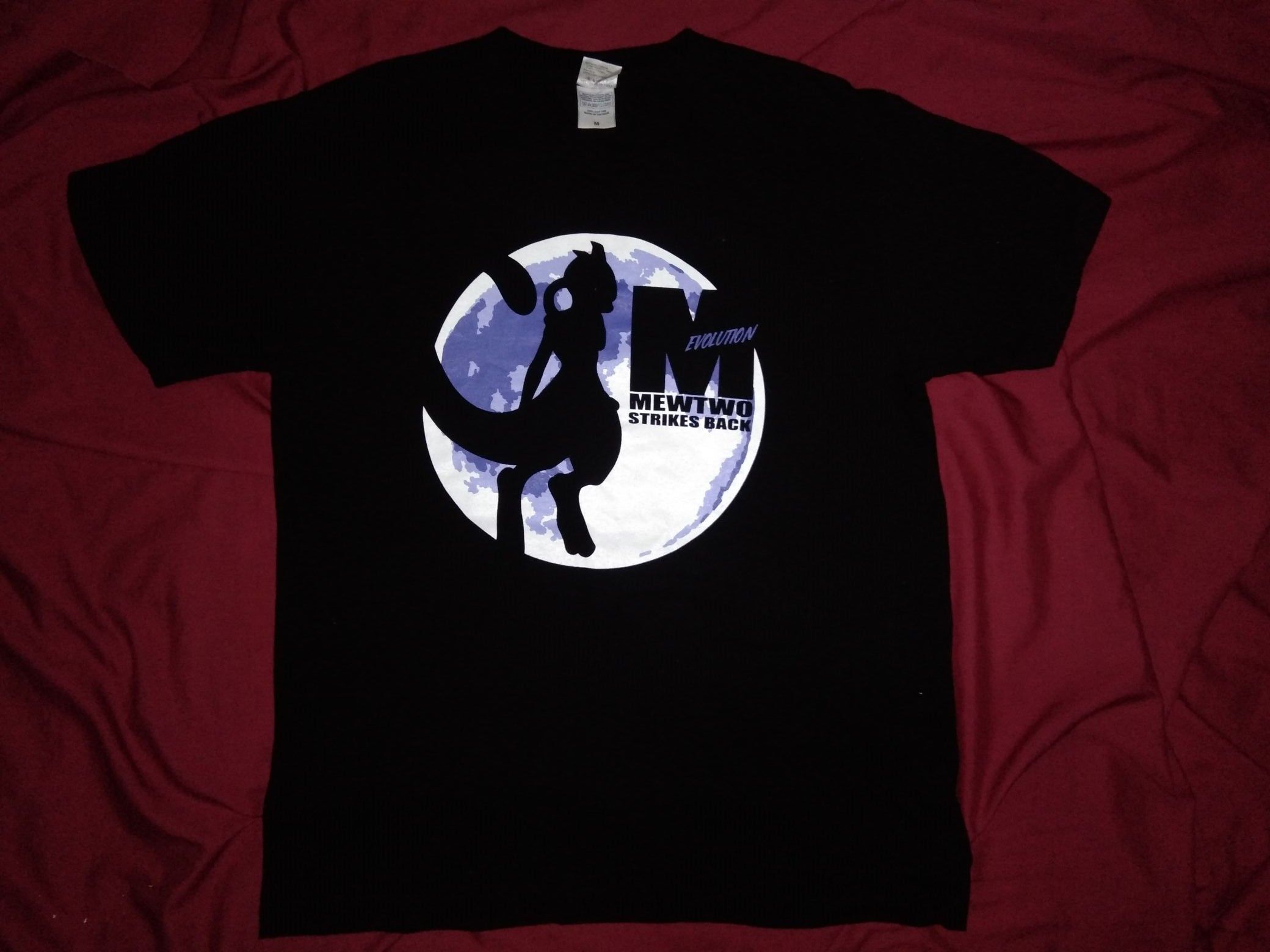 Pokemon LIMITED Pokemon Mewtwo Strikes Back tshirt movie anime promo Size US M / EU 48-50 / 2 - 3 Thumbnail