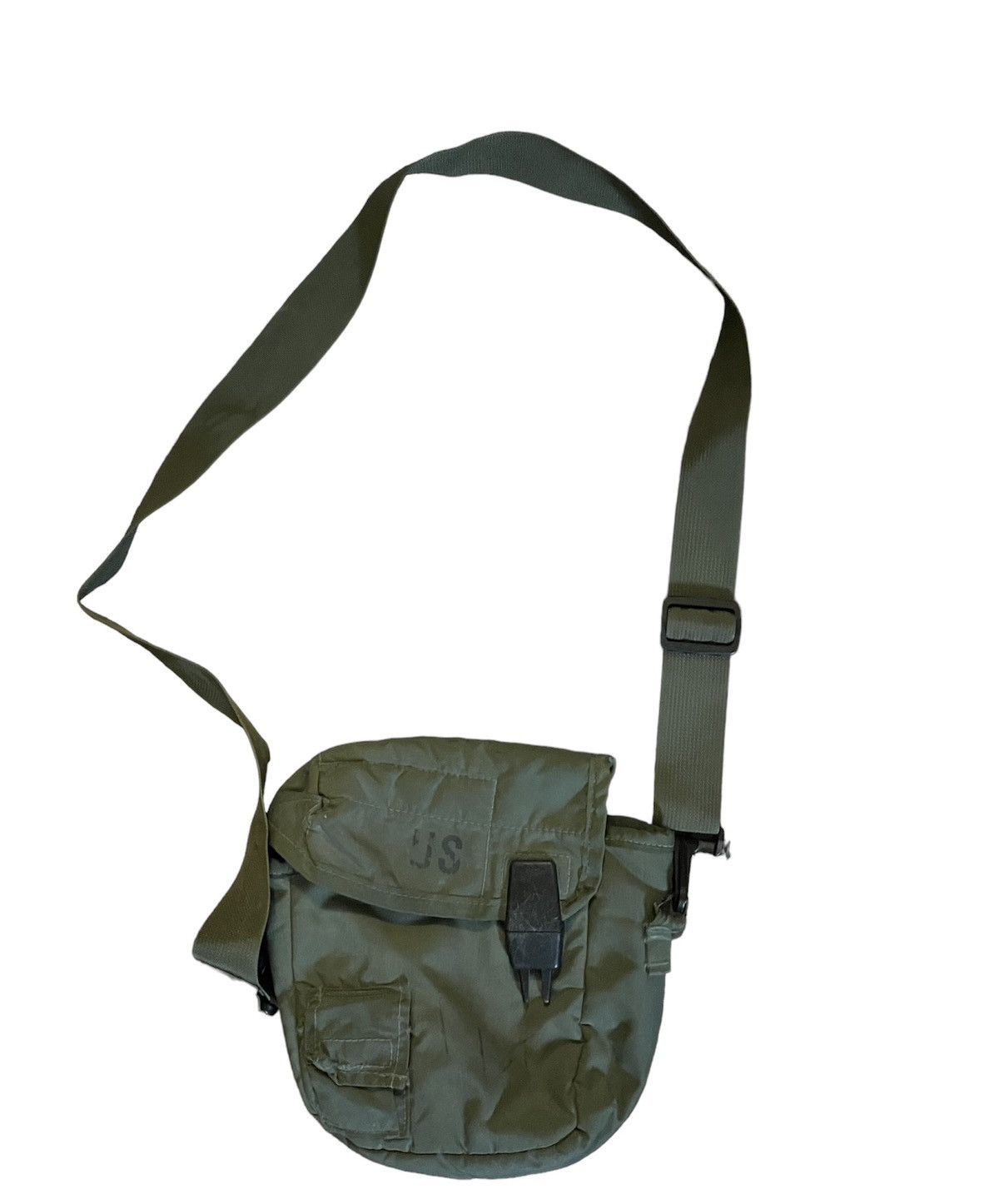 Vintage US Military Sherpa Lined Shoulder Bag