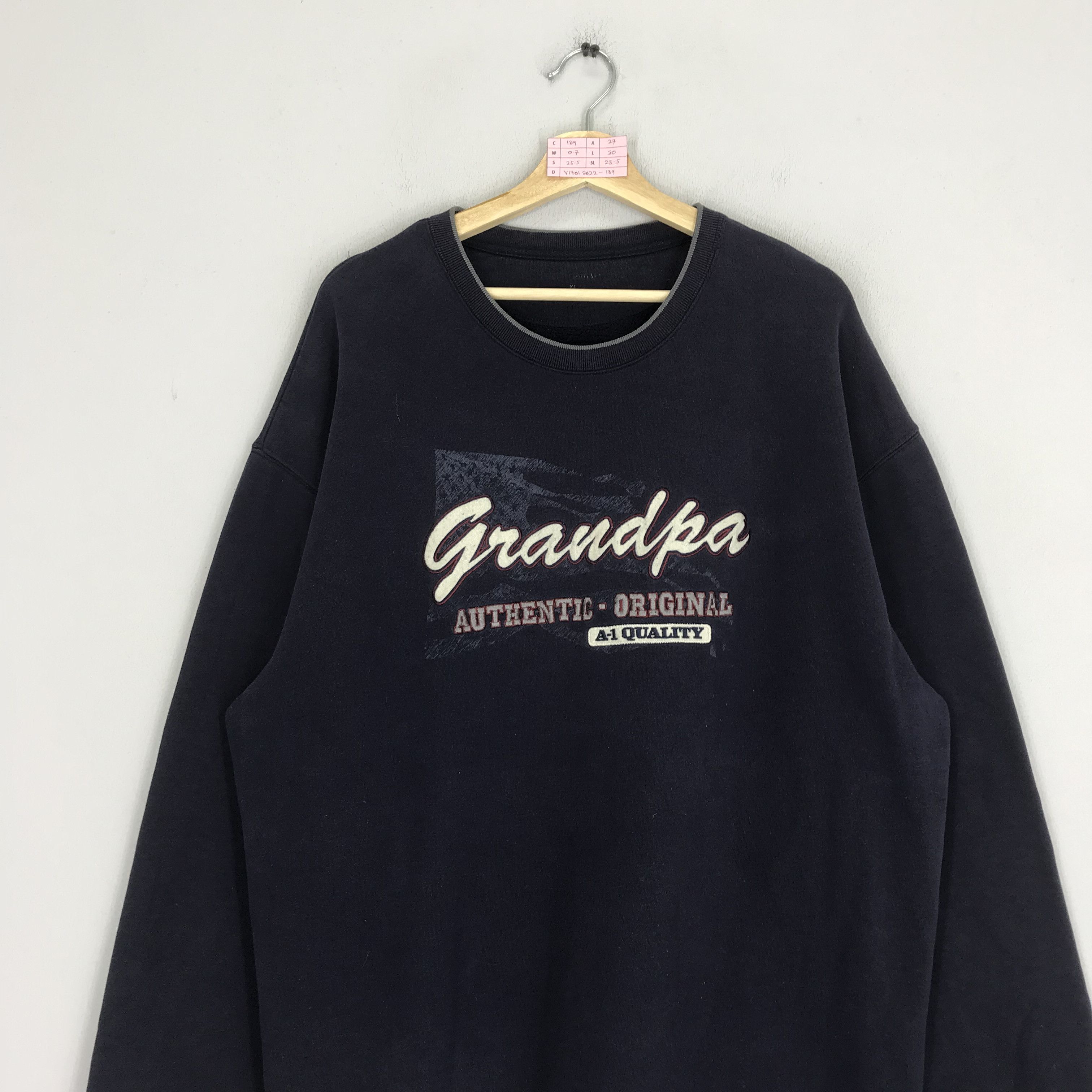 Croft & Barrow Vintage 90's Grandpa Embroidery Logo Sweatshirts Size US XXL / EU 58 / 5 - 3 Thumbnail
