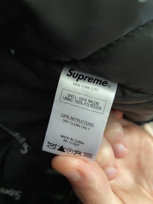 Supreme Supreme 2-Tone Sideline Logo Jacket | Grailed