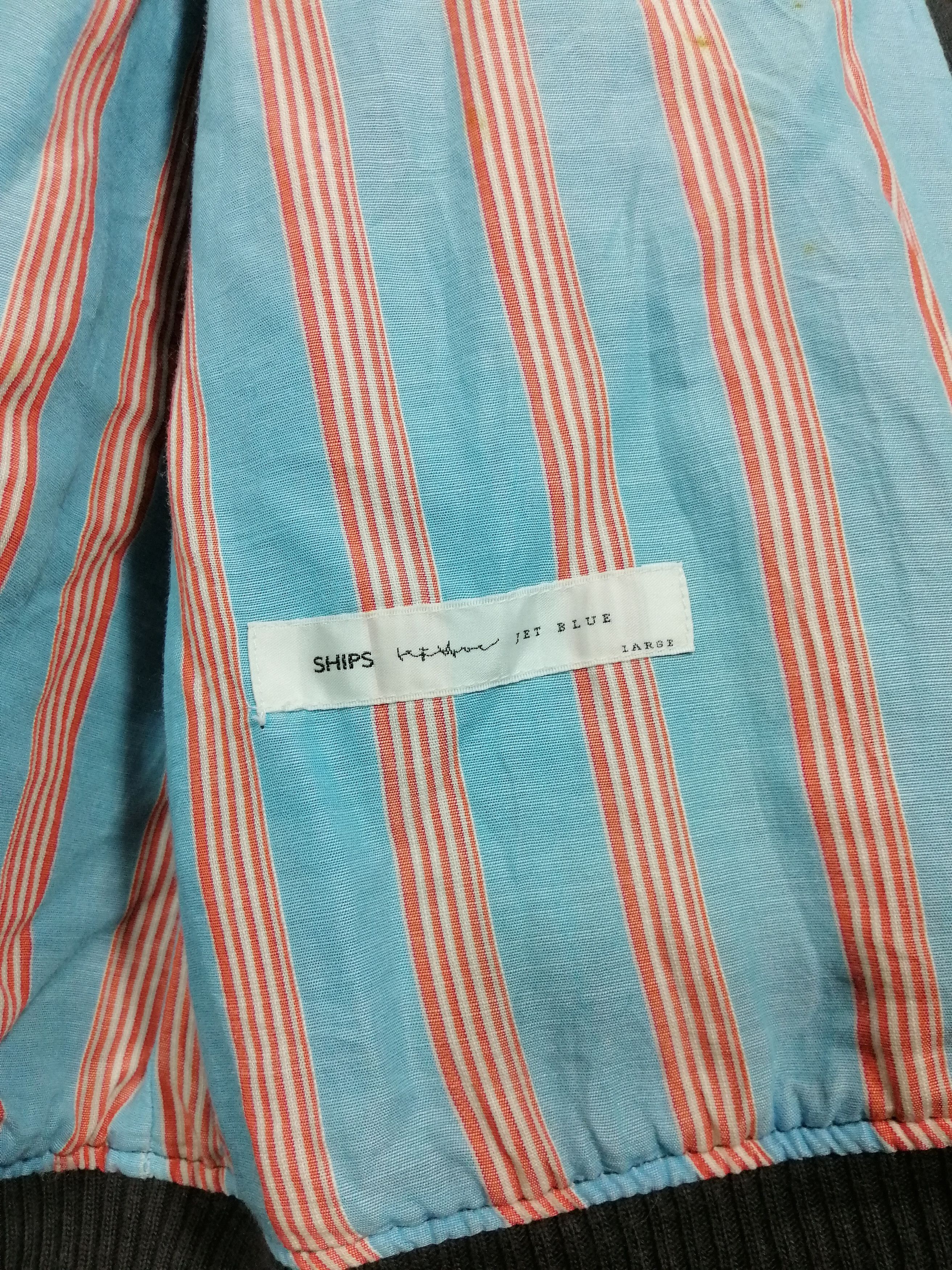 Japanese Brand × SHIPS × Ships Jet Blue SHIPS JET BLUE BOMBER BUTTON JACKET Size US L / EU 52-54 / 3 - 5 Thumbnail