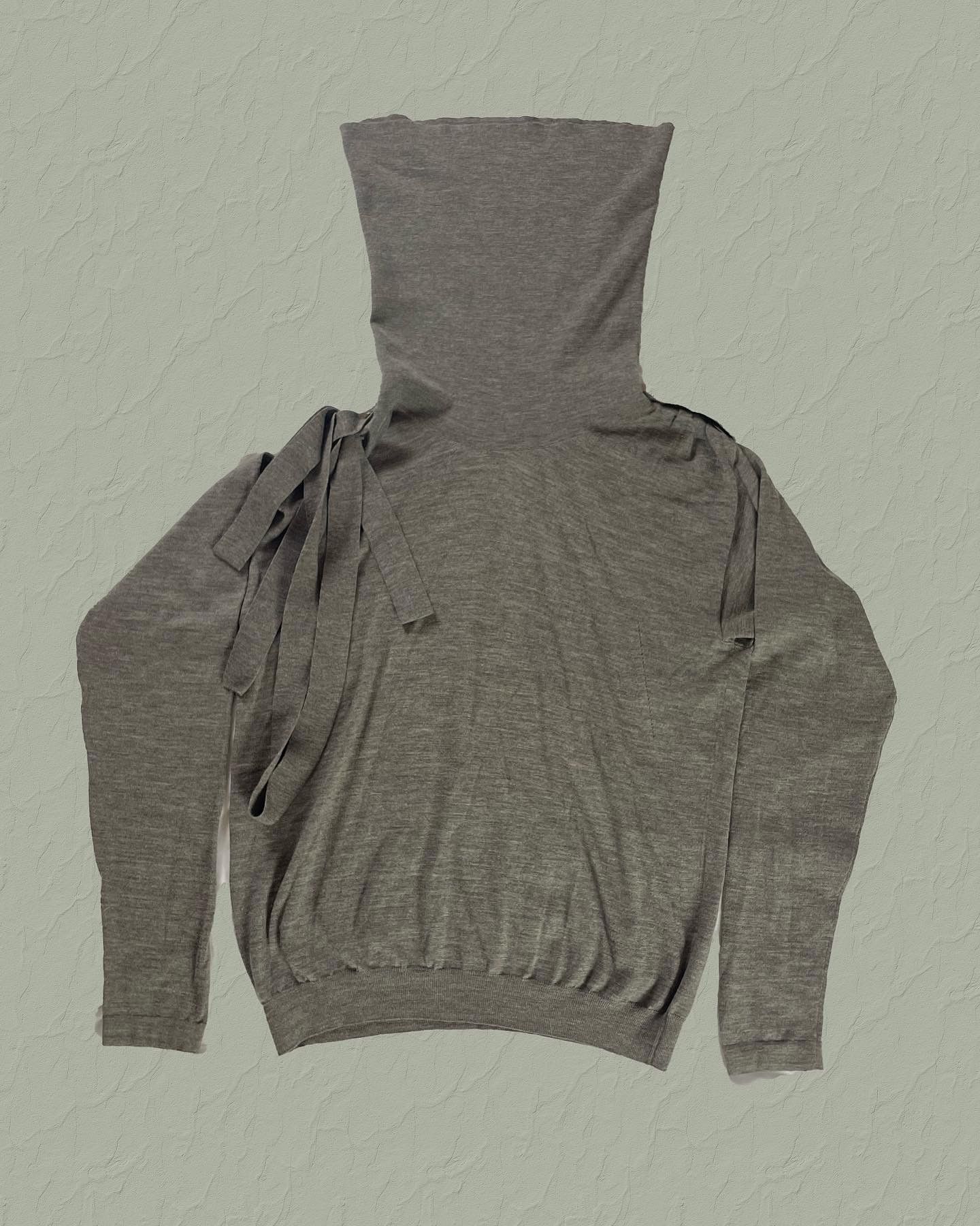 Celine Celine Knit Bondage Scar Hoodie Size US M / EU 48-50 / 2 - 1 Thumbnail
