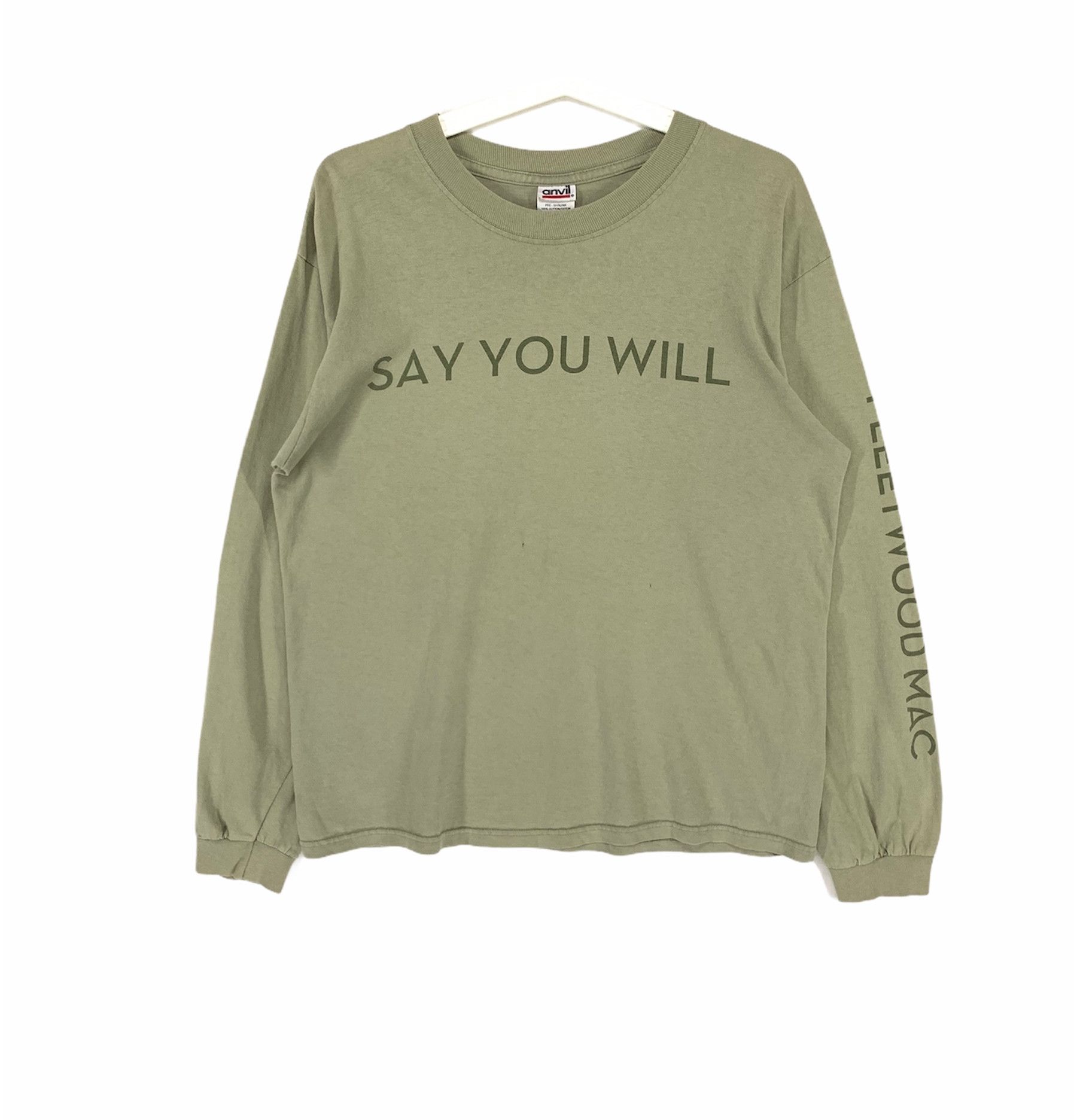 Fleetwood Mac say you will vtg 00s rock concert tour shirt