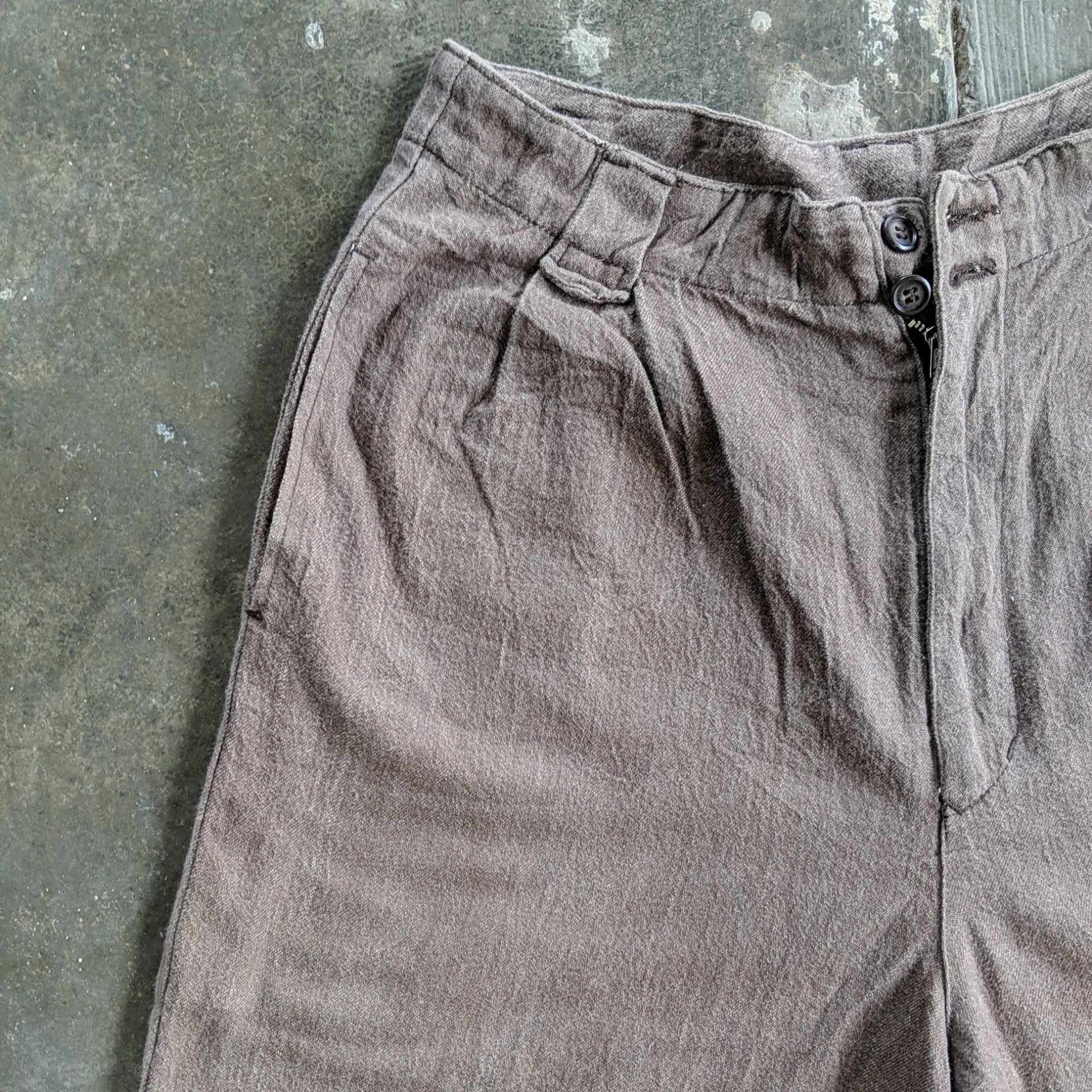 Japanese Brand × Vintage Vintage Japanese Japan Baggy Trousers Casual Pants Size US 26 / EU 42 - 3 Thumbnail