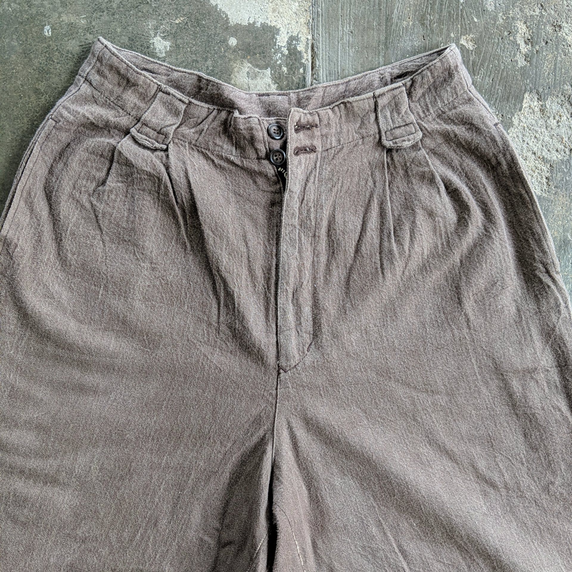Japanese Brand × Vintage Vintage Japanese Japan Baggy Trousers Casual Pants Size US 26 / EU 42 - 2 Thumbnail
