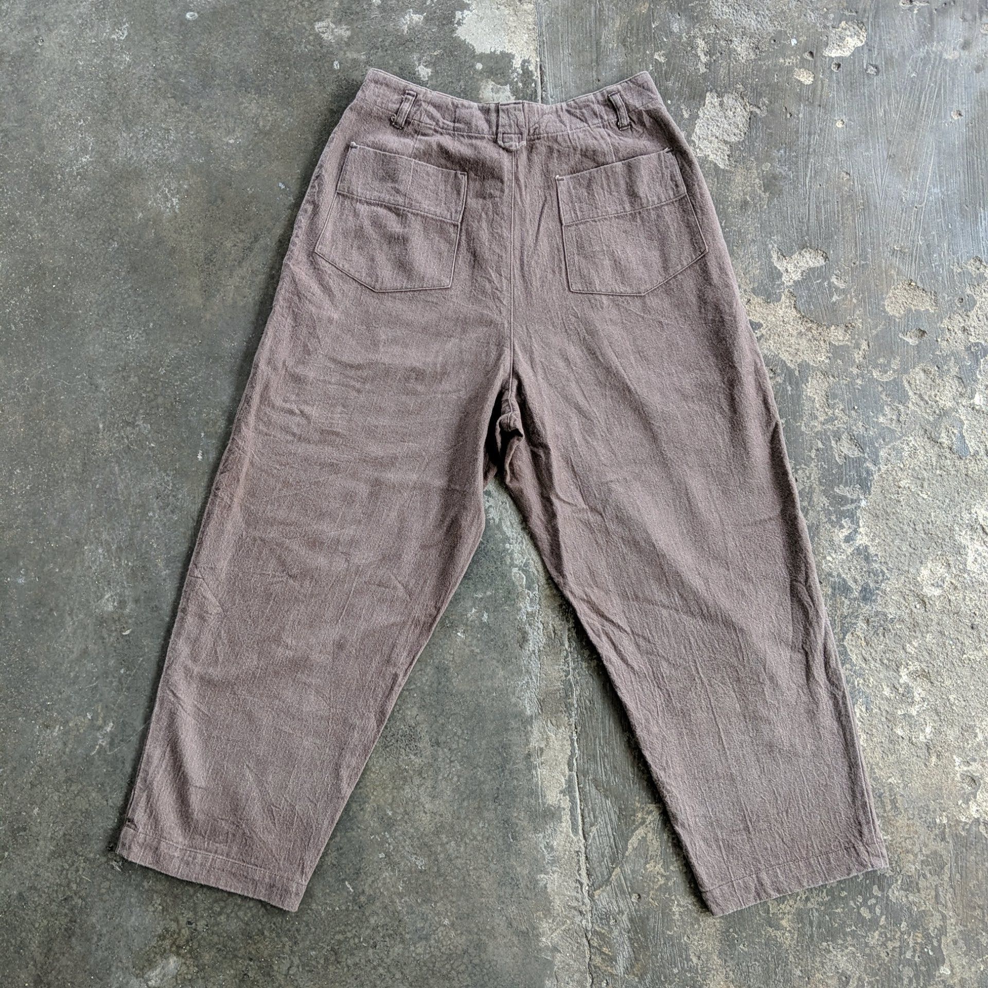 Japanese Brand × Vintage Vintage Japanese Japan Baggy Trousers Casual Pants Size US 26 / EU 42 - 7 Thumbnail