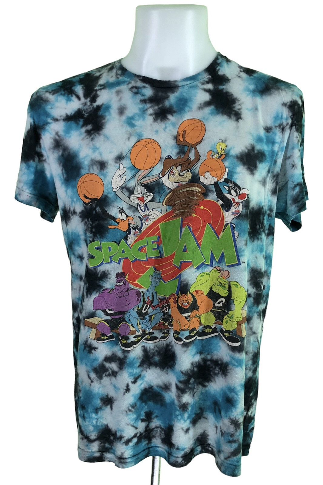 Cartoon Network Tye dye looney tunes space jam NBA movie characters Size US L / EU 52-54 / 3 - 1 Thumbnail